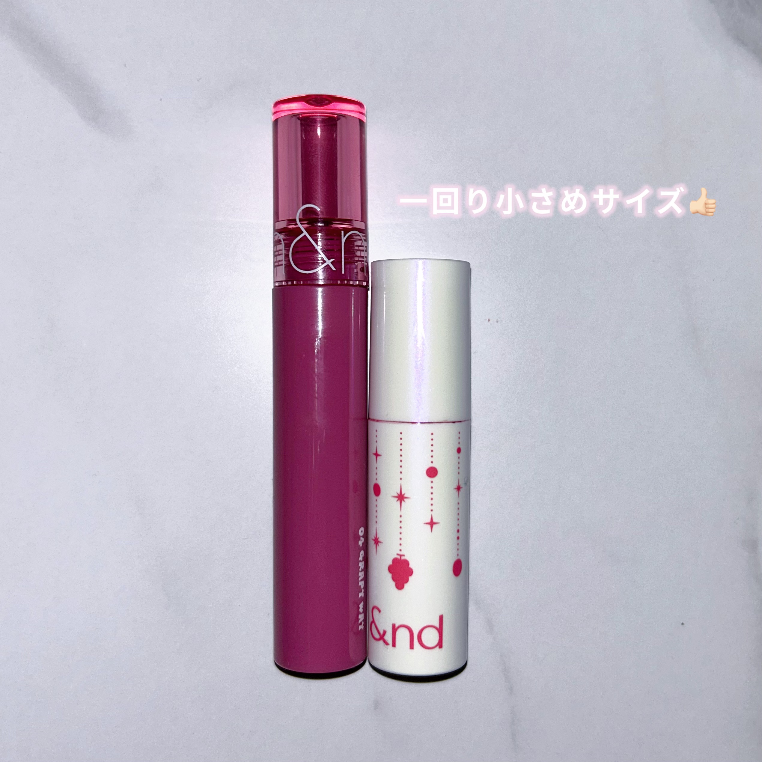 アンドバイロムアンド　グラッシーボムティント/&nd by rom&nd/リップティントを使ったクチコミ（2枚目）