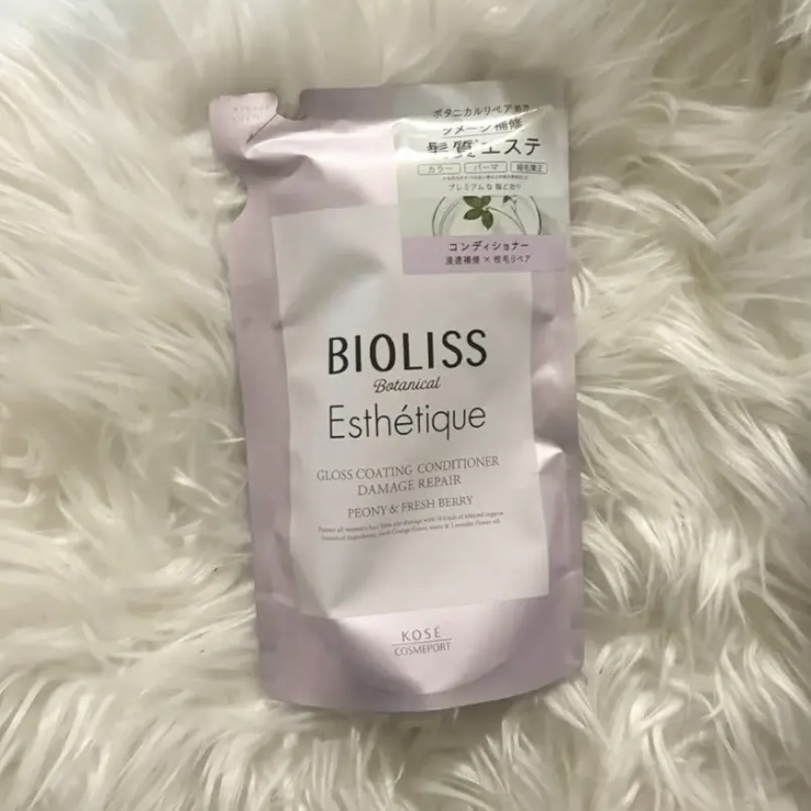 ボタニカル エステティーク リファイニング シャンプー／グロスコーティング コンディショナー(ダメージリペア)/SSビオリス/市販シャンプーを使ったクチコミ（1枚目）