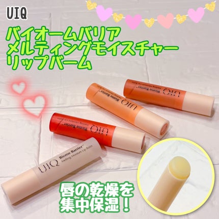 バイオームバリアメルティングモイスチャーリップバーム/UIQ/リップバームを使ったクチコミ(1枚目)