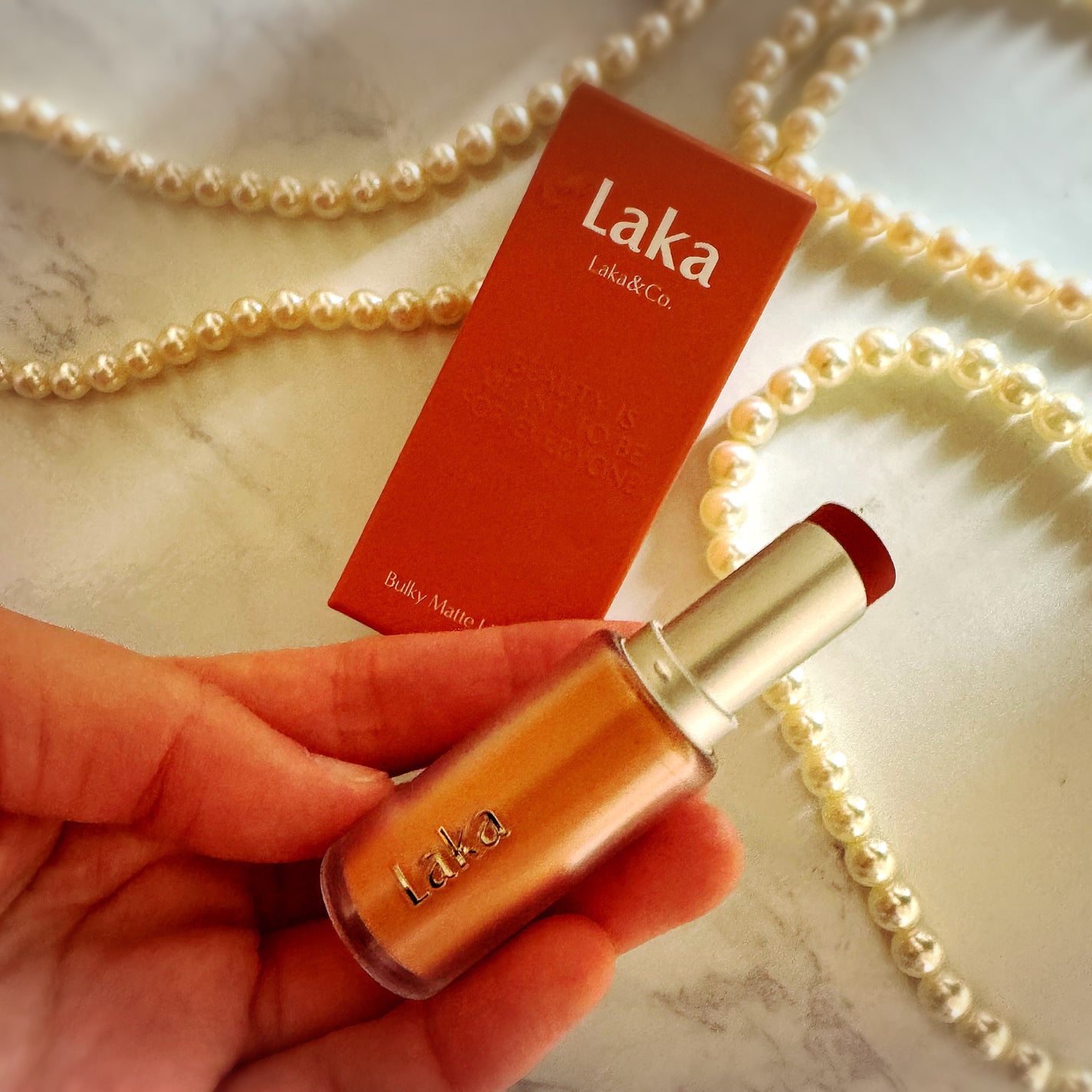 ☆scallop☆フォロバ100%☆ on LIPS 「\マットなのにふっくら仕上がる、新感覚リップ/Laka「バルキ..」(3枚目)