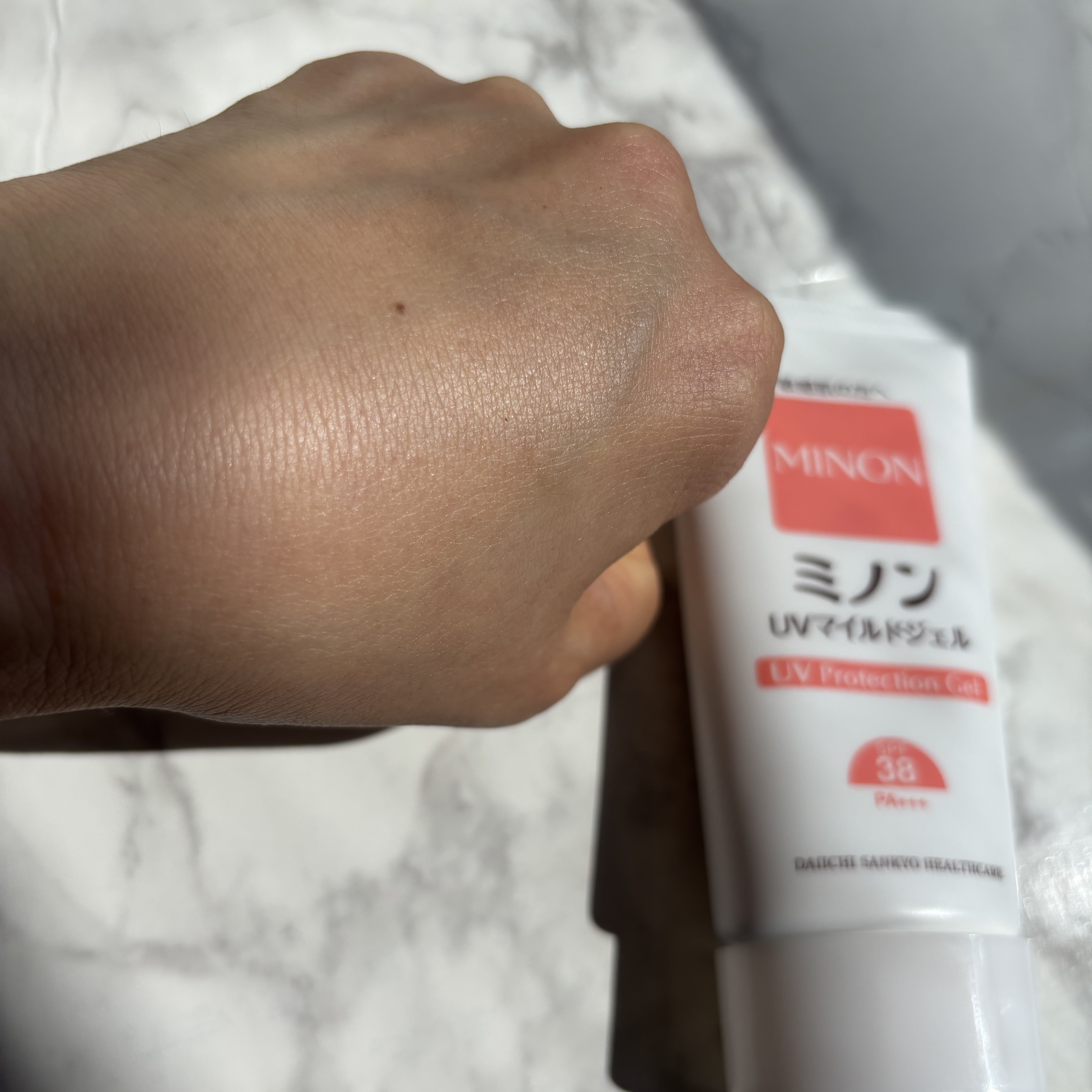 ミノンUVマイルドジェル/ミノン/日焼け止めジェルを使ったクチコミ（3枚目）