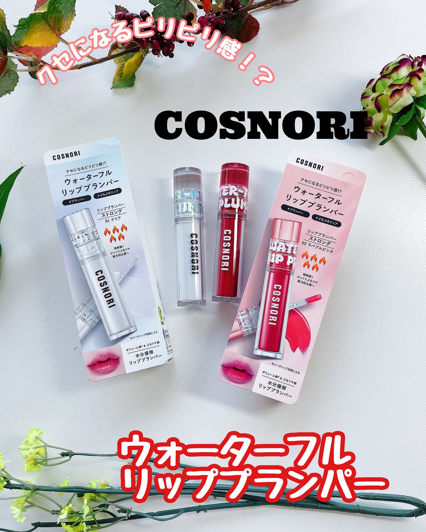ウォーターフルリッププランパー/COSNORI/リッププランパーを使ったクチコミ（1枚目）