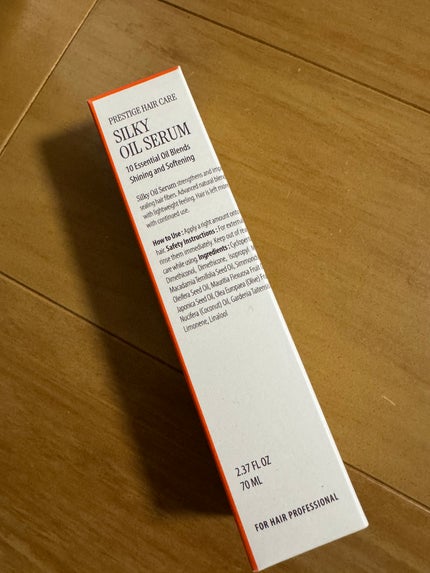 SILKY OIL SERUM/CULRY SHYLL/ヘアオイルを使ったクチコミ(2枚目)