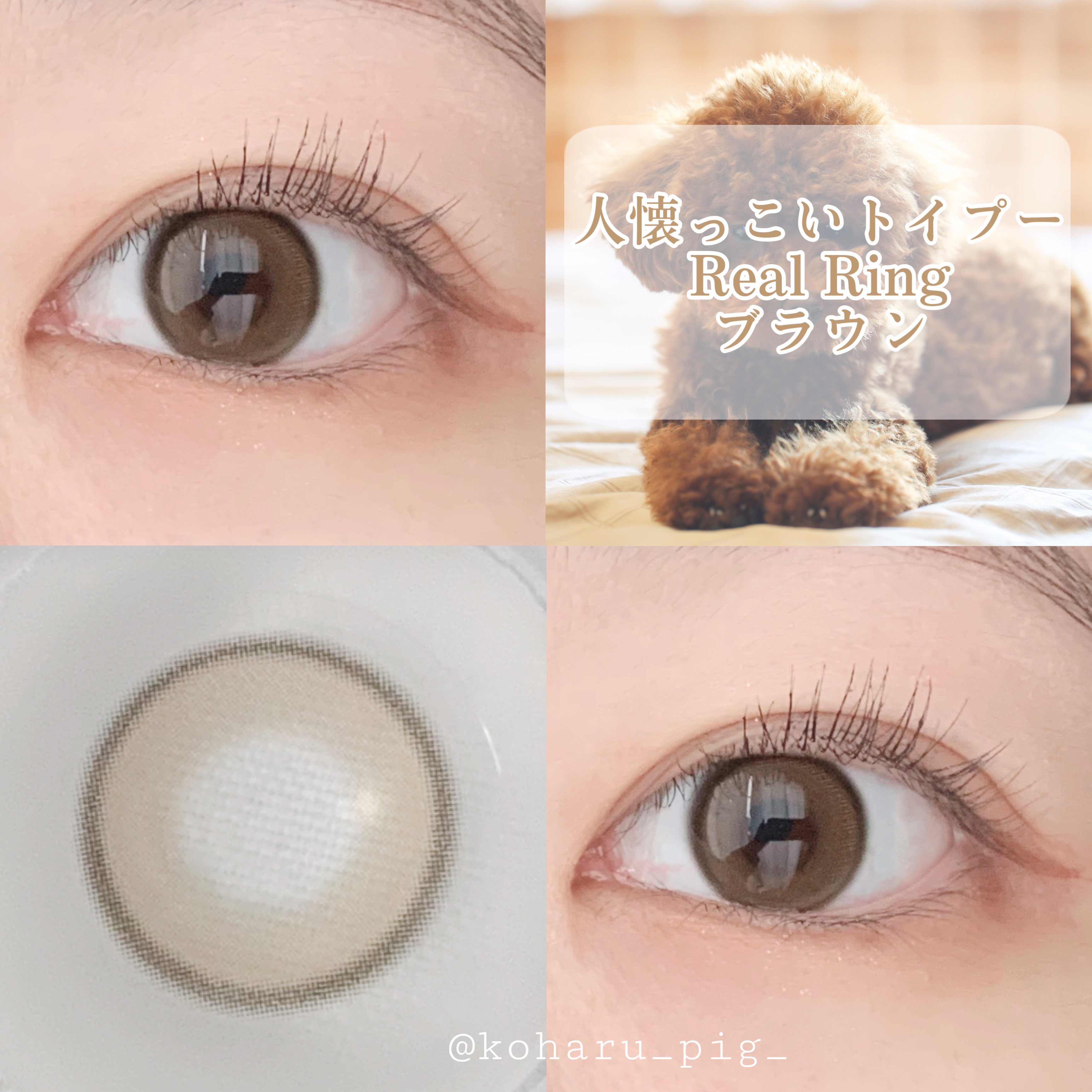 Real Ring 1day/OLENS/ワンデー（１DAY）カラコンを使ったクチコミ（1枚目）