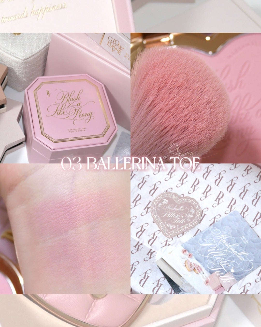 Marshmallow Touch Cheek /Peony/パウダーチークを使ったクチコミ(2枚目)