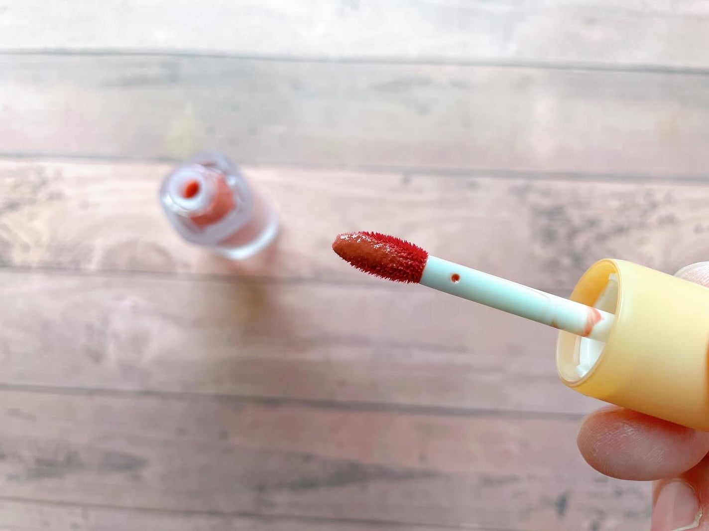 フルーティーグラムティント/Laka/リップティントを使ったクチコミ(2枚目)