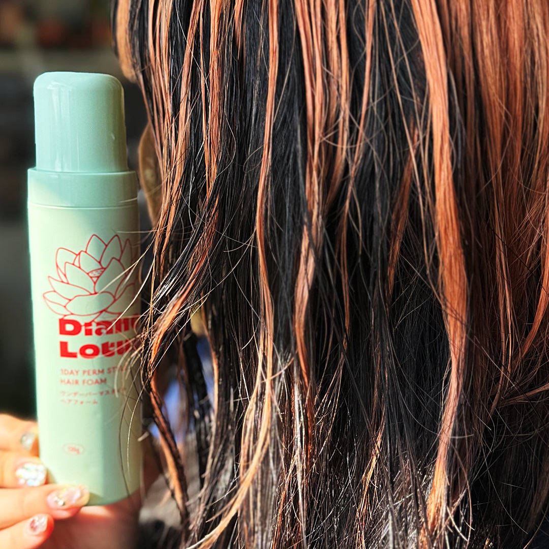 ロータス ワンデーパーマスタイル ヘアフォーム ティー&シトラスの香り/ダイアン/その他スタイリングを使ったクチコミ(5枚目)