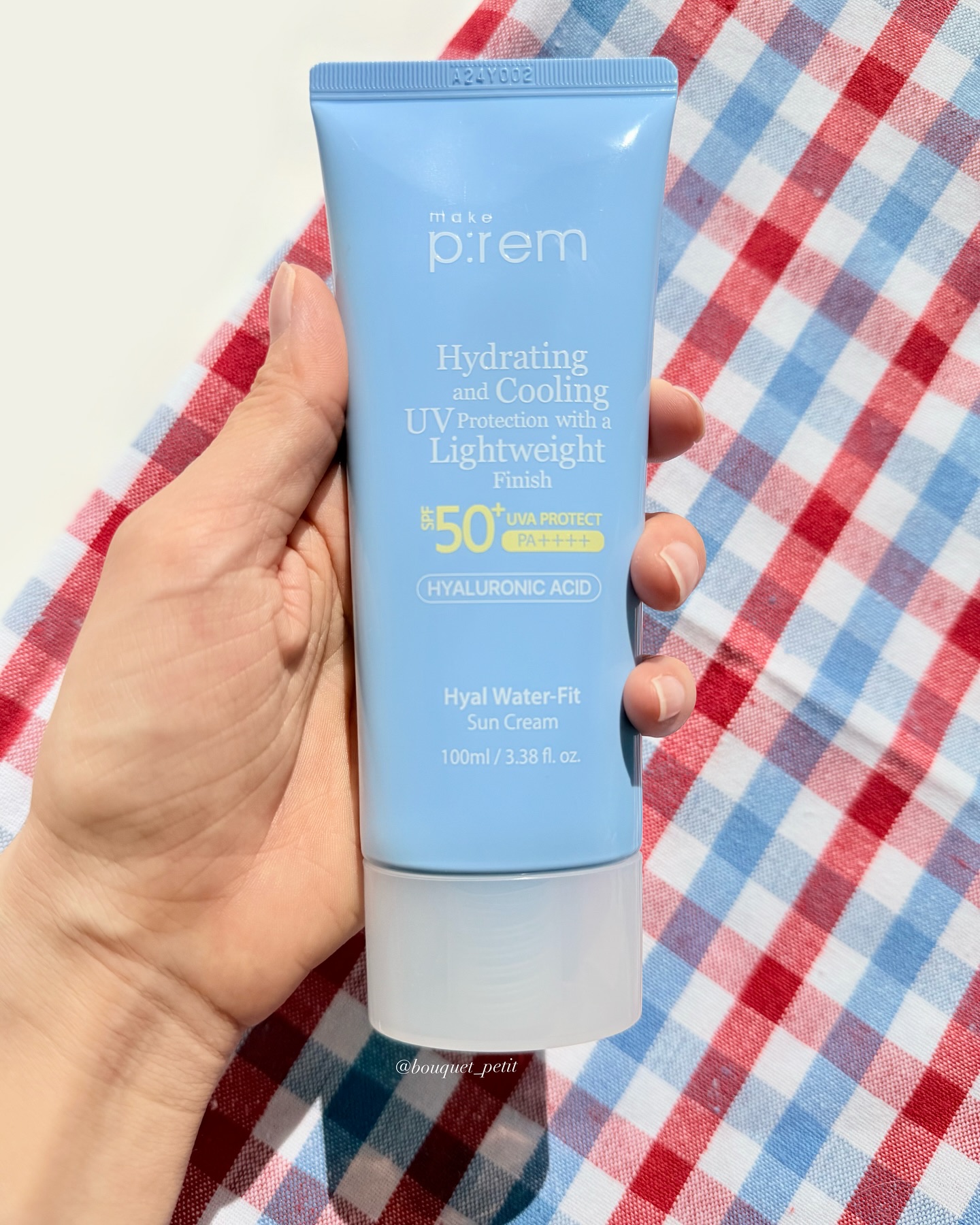 ヒアル ウォーターフィットサンクリーム/make prem/日焼け止めクリームを使ったクチコミ（2枚目）