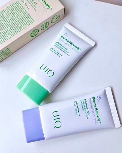 バイオームレメディ ウォータリーサンクリーム/UIQ/日焼け止めクリームを使ったクチコミ(6枚目)