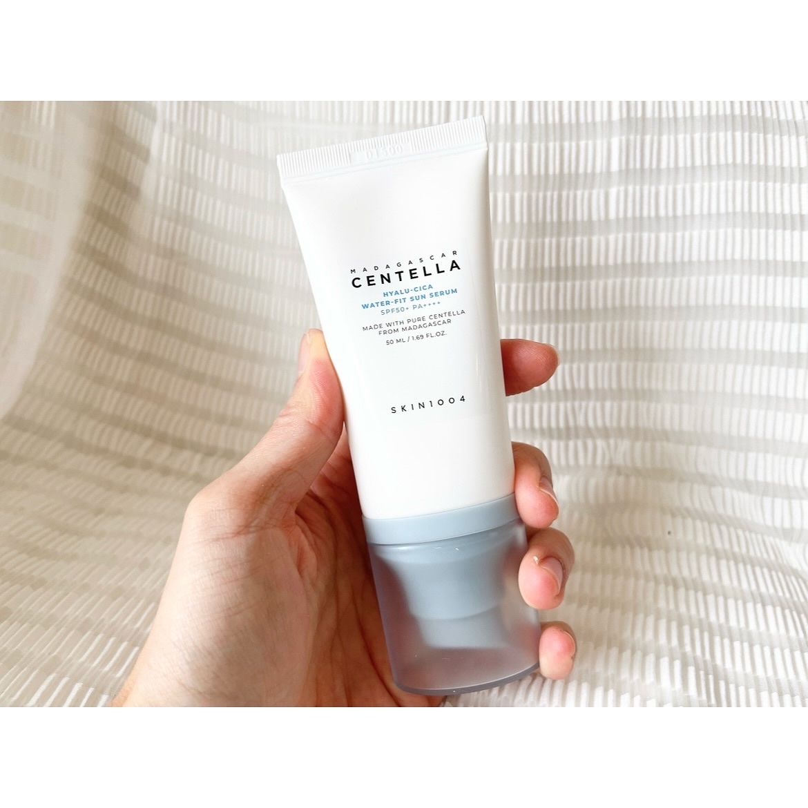 ヒアルーシカ ウォーターフィット サンセラム/SKIN1004/日焼け止めローションを使ったクチコミ（2枚目）