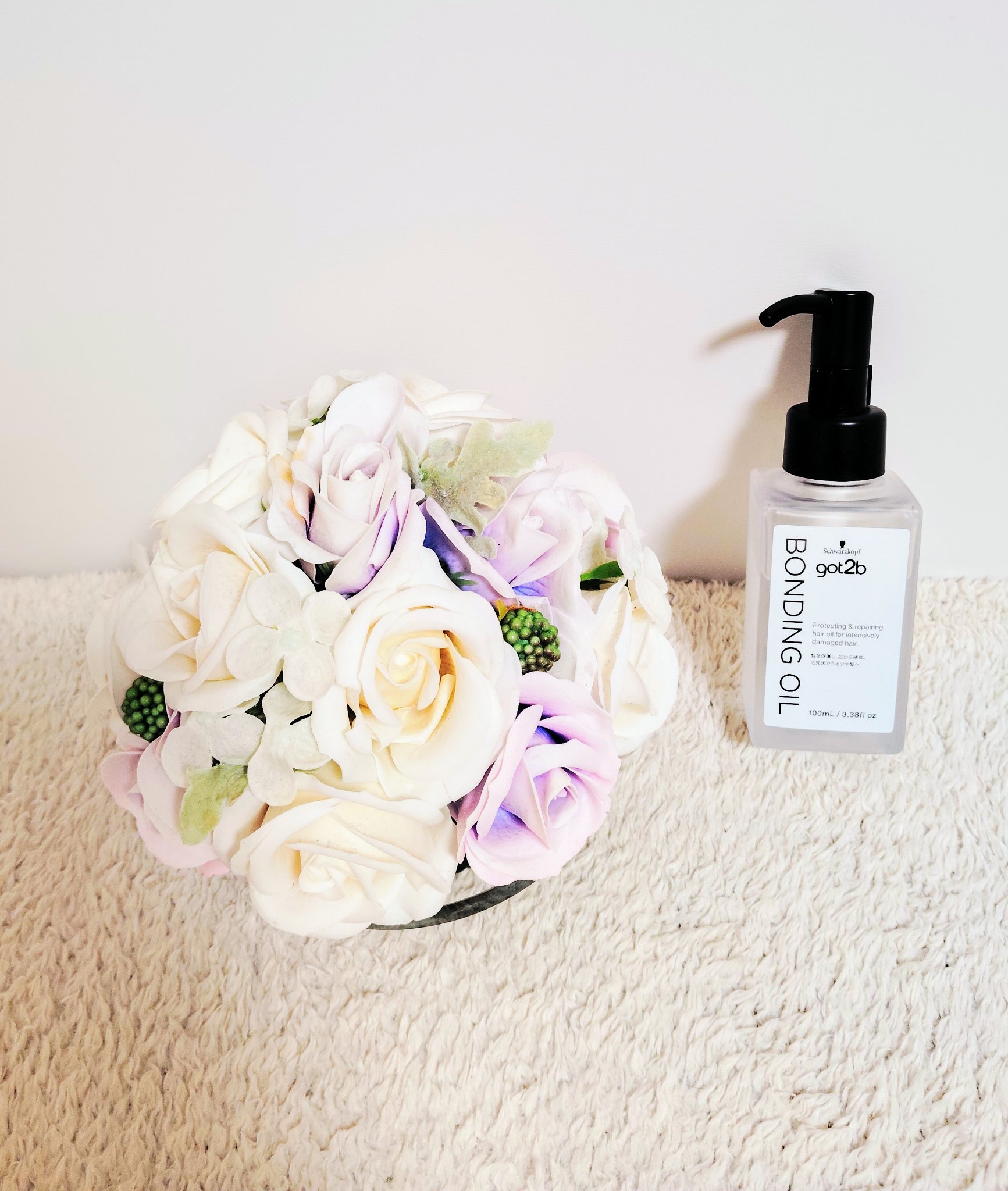ボンディング・オイル/got2b/ヘアオイルを使ったクチコミ（2枚目）