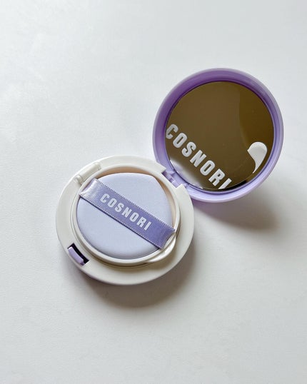 パンテノールバリアクッション/COSNORI/クッションファンデーションを使ったクチコミ(3枚目)