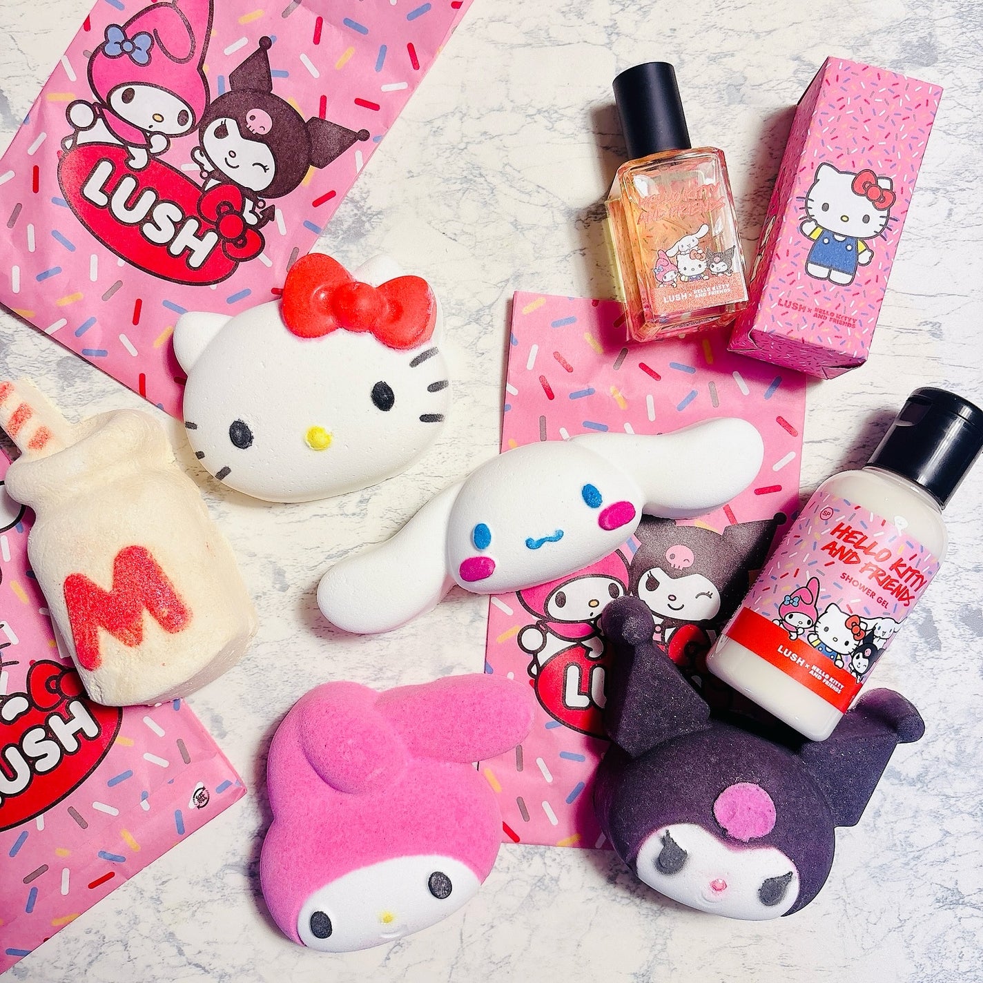 ハローキティ(バスボム)/ラッシュ/炭酸系入浴剤を使ったクチコミ(1枚目)