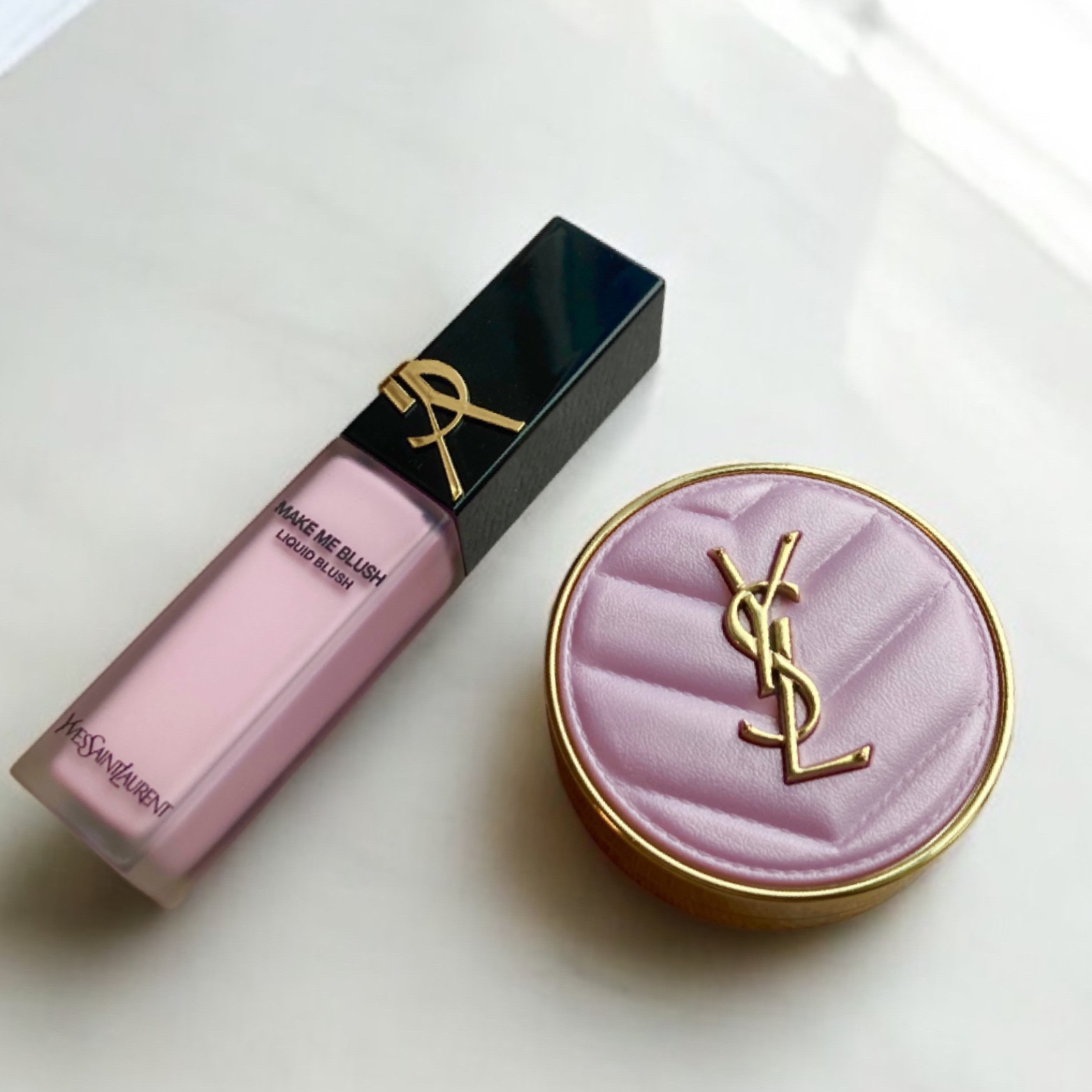 ＹＳＬ メイクミーブラッシュ リキッド /YVES SAINT LAURENT BEAUTE/リキッドチークを使ったクチコミ（1枚目）