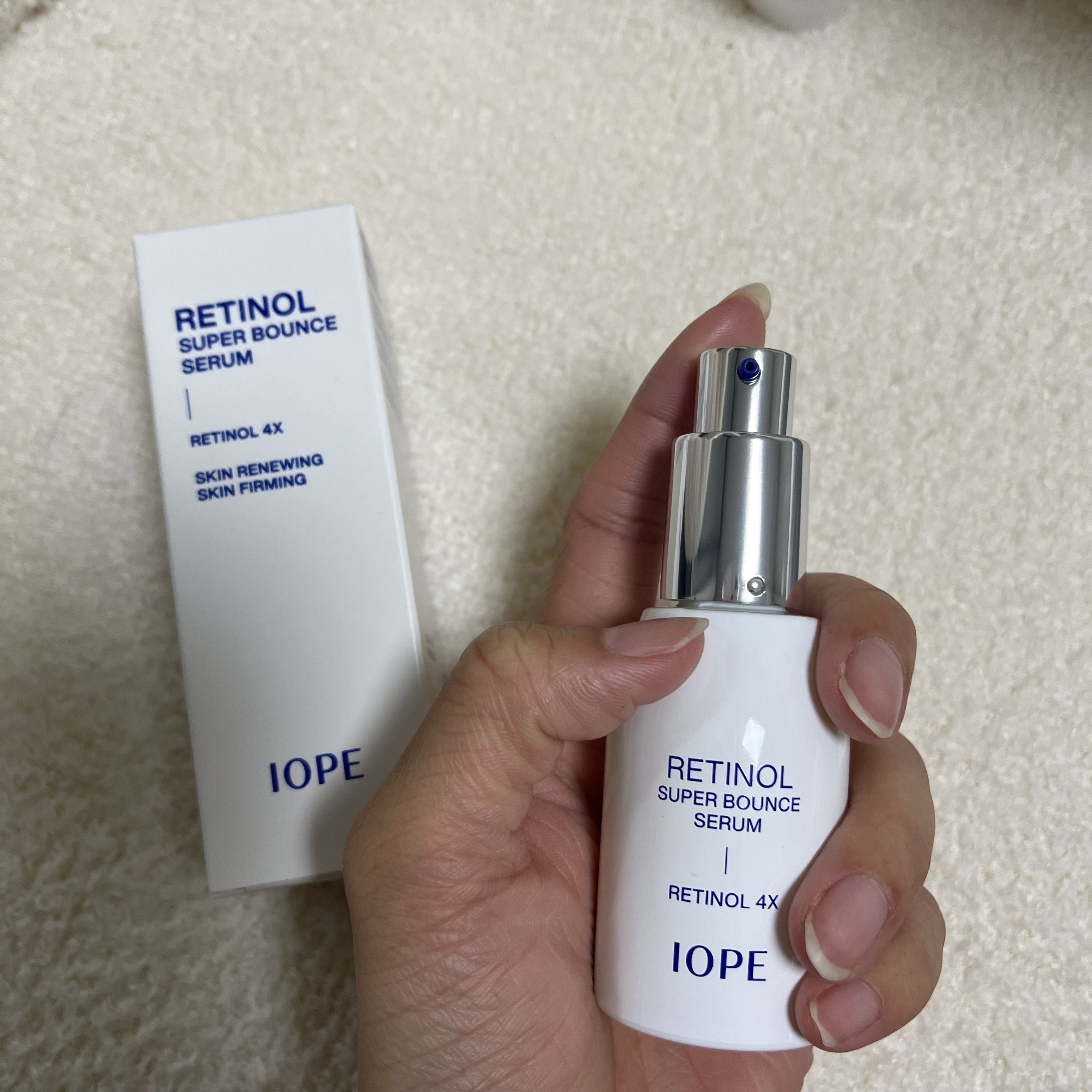 レチノール スーパーバウンス セラム/IOPE/美容液を使ったクチコミ（2枚目）