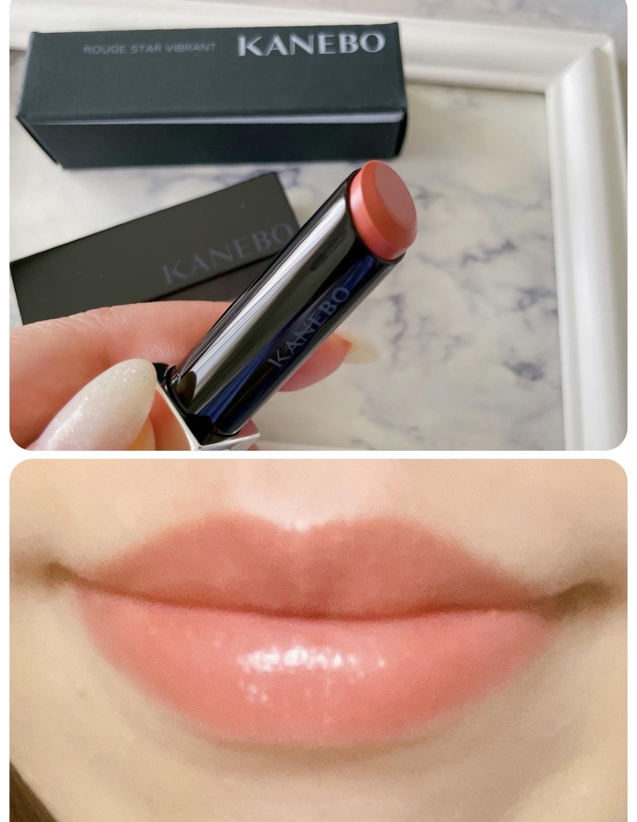 ルージュスターヴァイブラント/KANEBO/口紅を使ったクチコミ（3枚目）