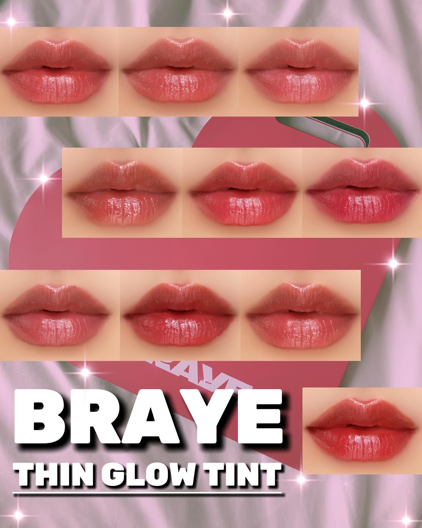 THIN GLOW TINT/BRAYE/口紅を使ったクチコミ（1枚目）