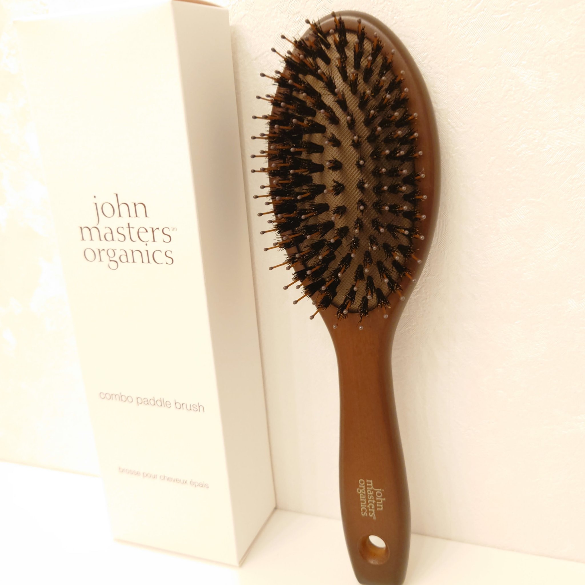 コンボパドルブラシ コンボパドルブラシ/john masters organics/ヘアブラシを使ったクチコミ（1枚目）