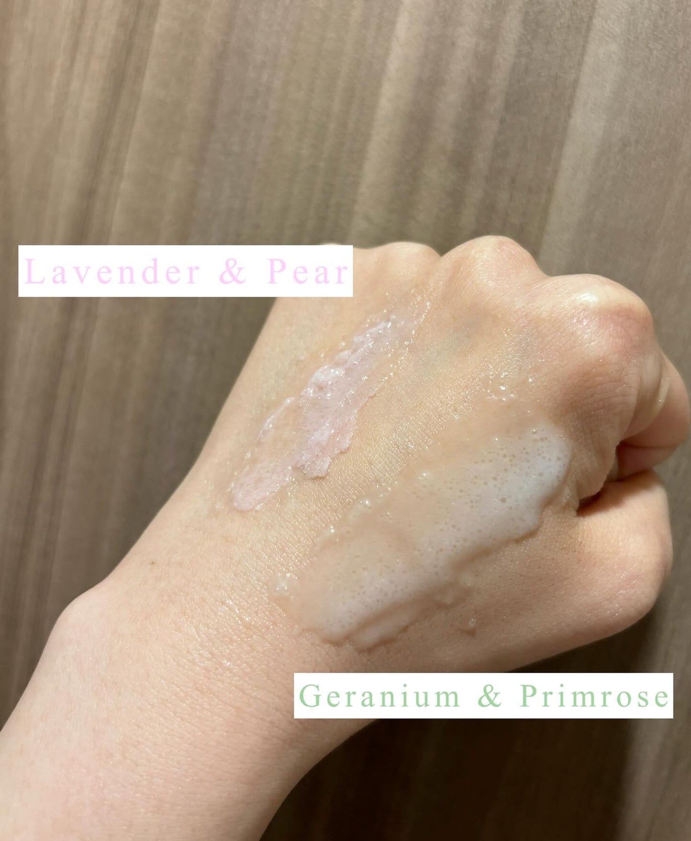 フレッシュクラウドスクラブ ラベンダー&ペア/アレンシア/ボディスクラブを使ったクチコミ(4枚目)