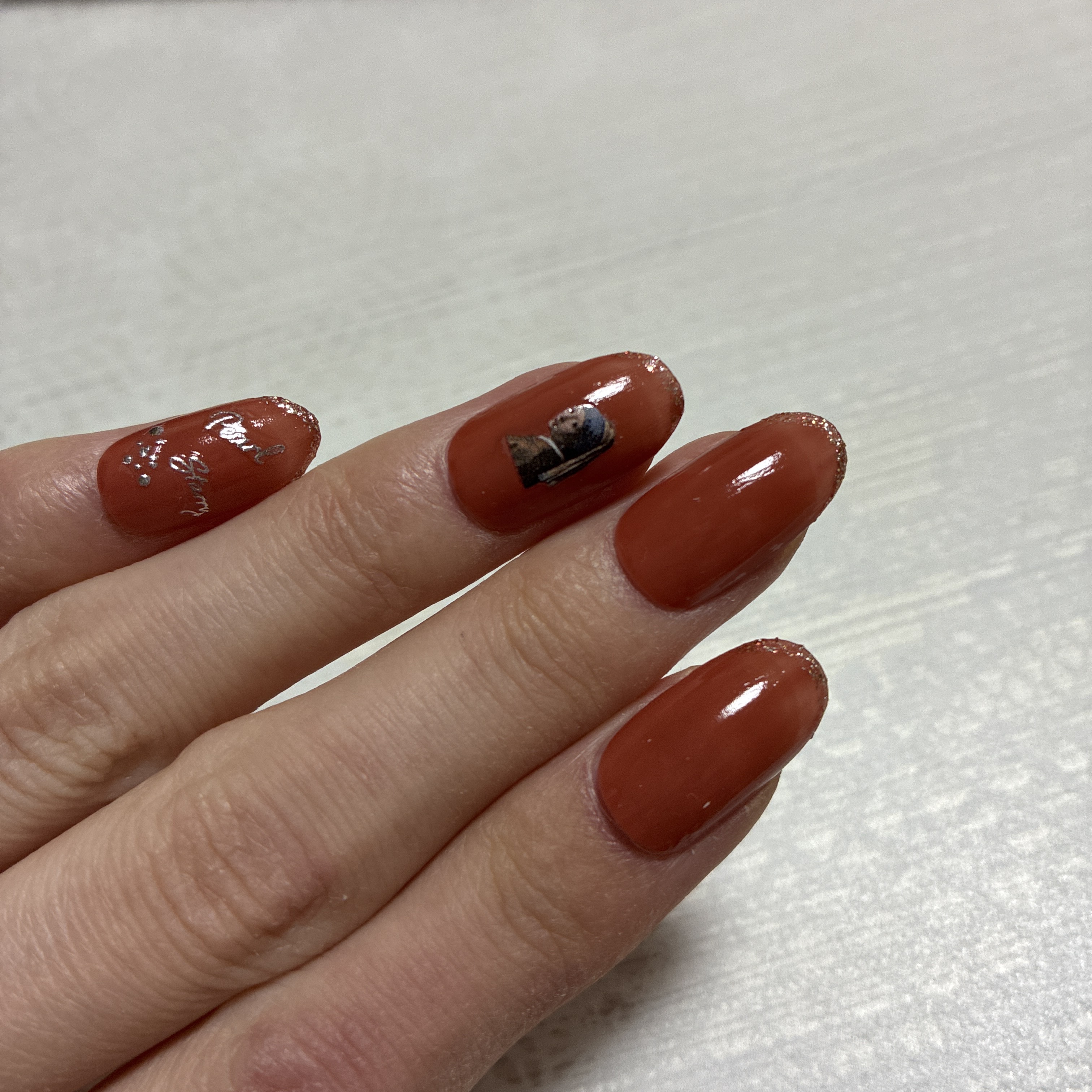 ネイル エナメル 細筆タイプ/ちふれ/マニキュアを使ったクチコミ（3枚目）