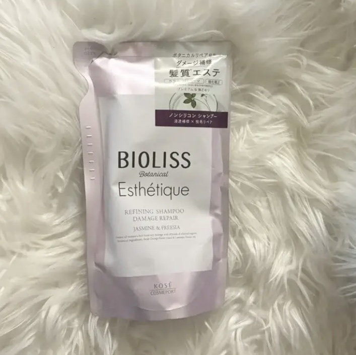 ボタニカル エステティーク リファイニング シャンプー／グロスコーティング コンディショナー(ダメージリペア)/SSビオリス/市販シャンプーを使ったクチコミ（1枚目）