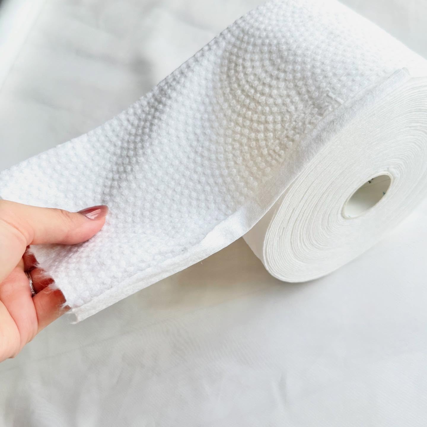 ITO ITOクレンジングタオルのクチコミ「ITOクレンジングタオル♡

好きな長さにカットできる使い切りタオル♪
拭き取りクレンジング、.....」（3枚目）