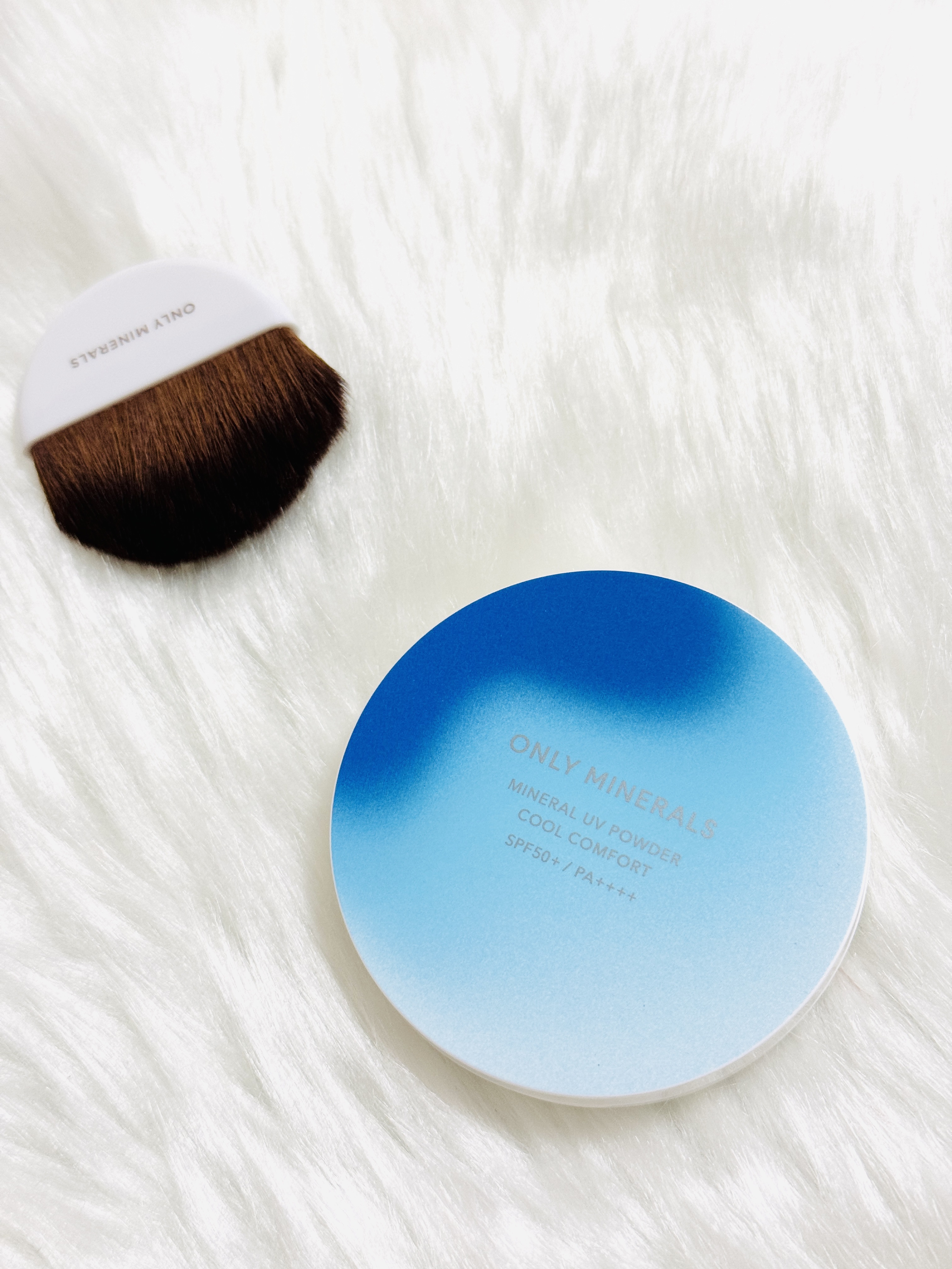 ミネラルUVパウダーS クールコンフォート EX02 アイスブルー/ONLY MINERALS/プレストパウダーを使ったクチコミ（2枚目）