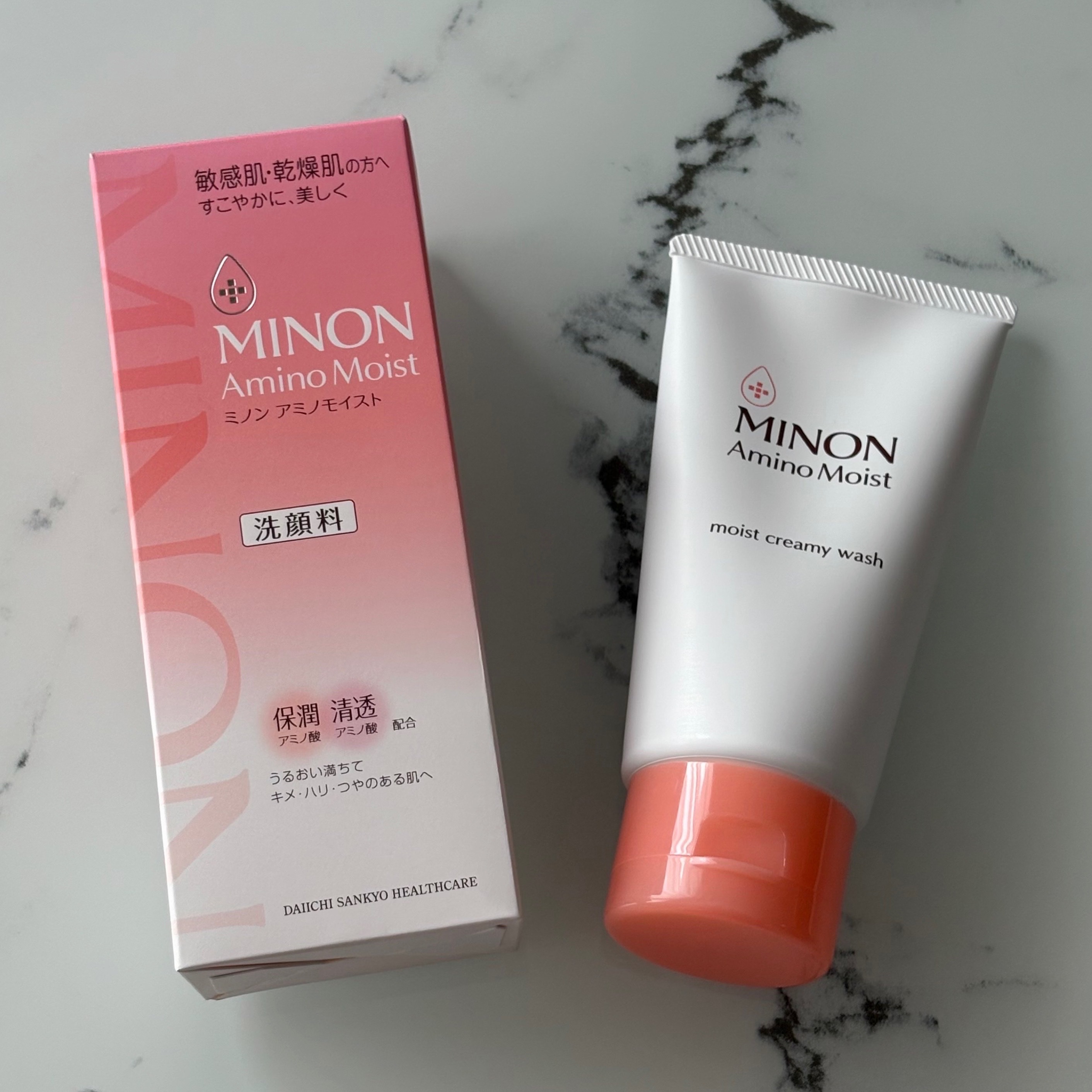 アミノモイスト モイストクリーミィ ウォッシュ/ミノン/洗顔フォームを使ったクチコミ（1枚目）