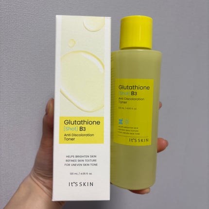 グルタチオンショットB3クリアトーントナー/It's skin/化粧水を使ったクチコミ(1枚目)
