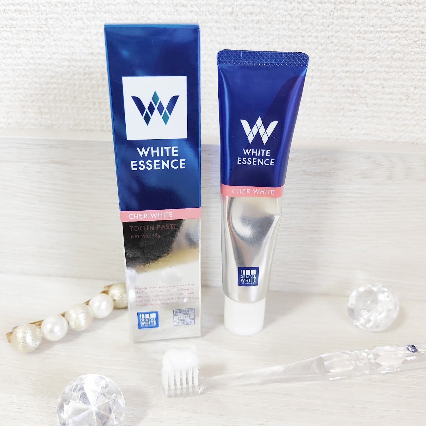 シェールホワイト/ホワイトエッセンス/歯磨き粉を使ったクチコミ(1枚目)