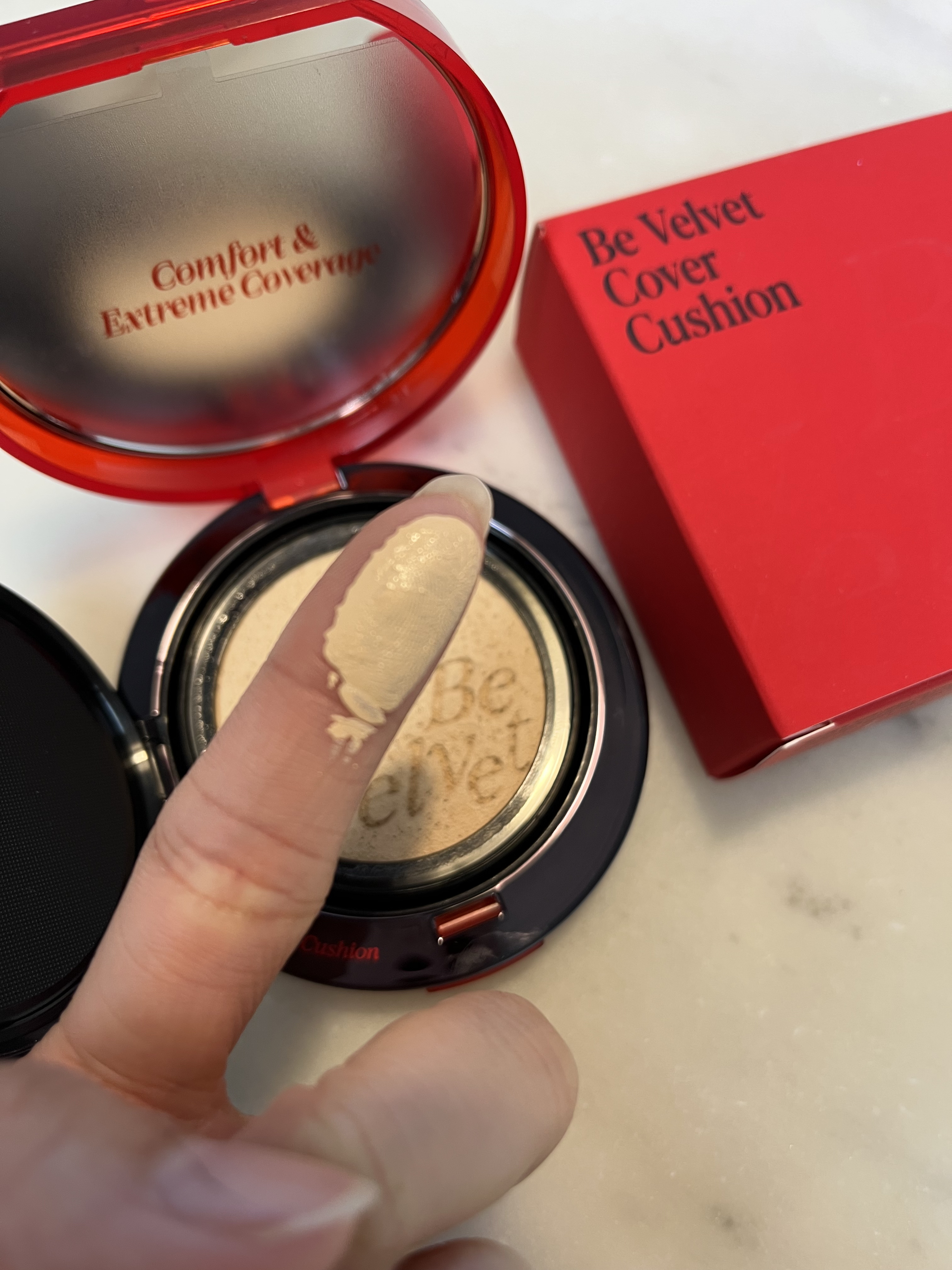 ビーベルベットカバークッション/espoir/クッションファンデーションを使ったクチコミ（3枚目）