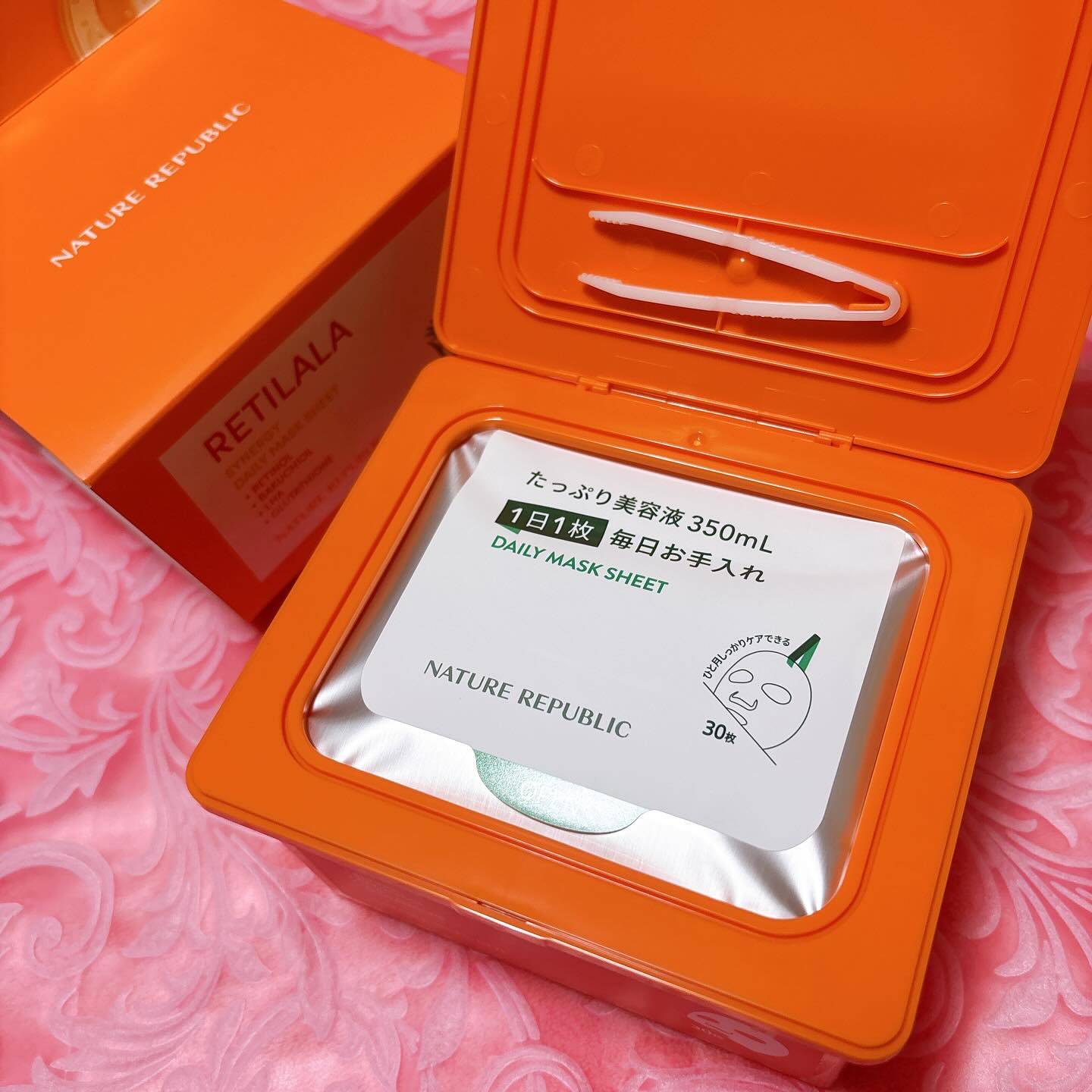レチララ デイリーシートマスク/ネイチャーリパブリック/シートマスク・パックを使ったクチコミ（3枚目）