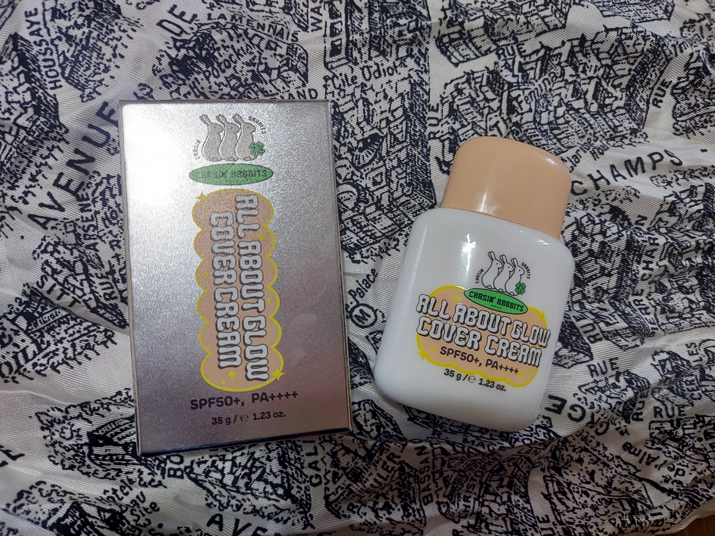 オールアバウトグロウカバークリーム/CHASIN'RABBITS/日焼け止めクリームを使ったクチコミ（1枚目）