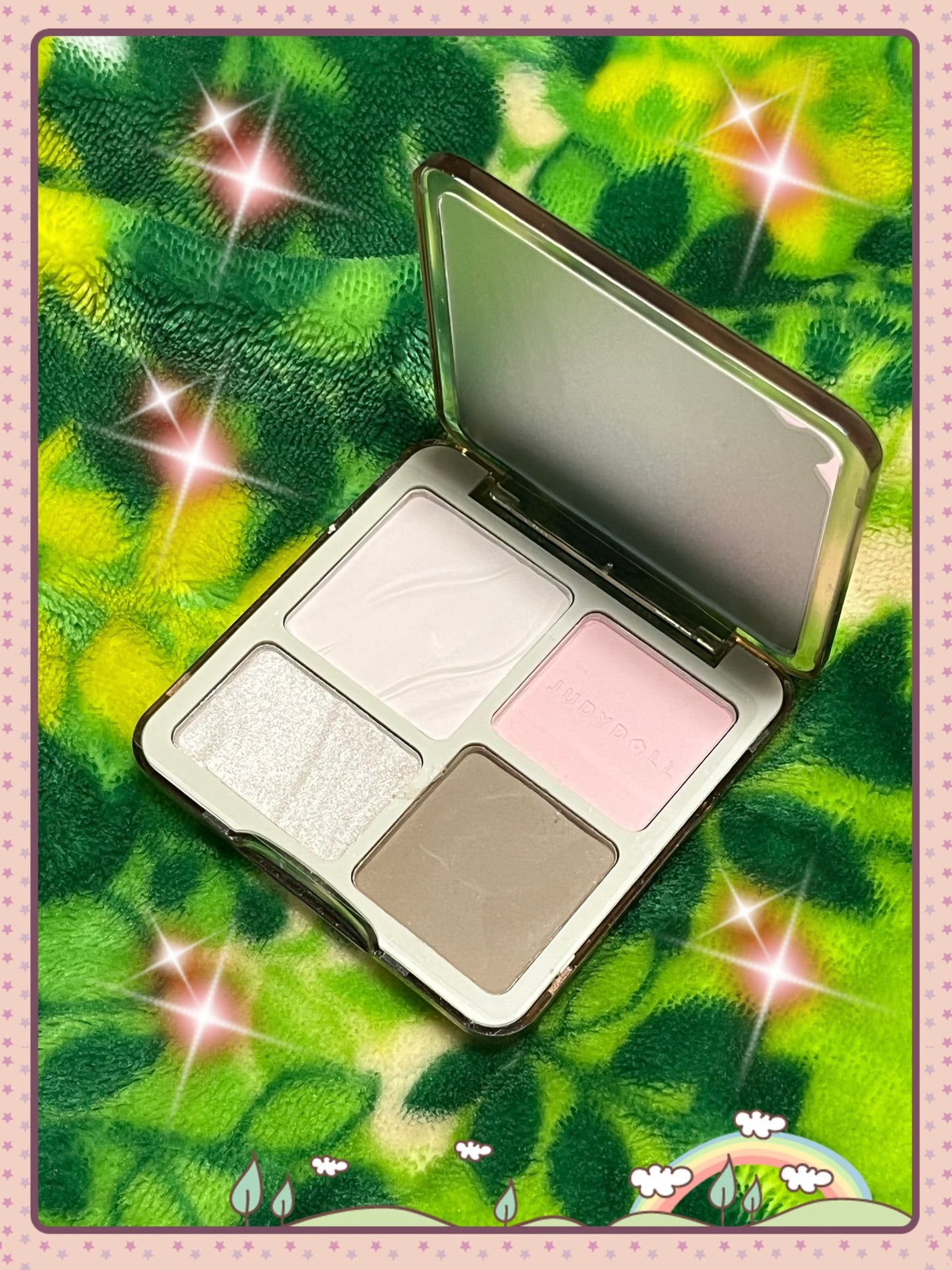 JUDYDOLL メリハリマスターパレット/JUDYDOLL/パウダーハイライトを使ったクチコミ(4枚目)