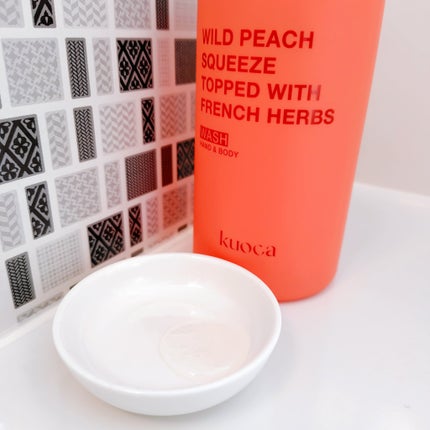 ワイルドピーチ ハンド&ボディウォッシュ/KUOCA/ボディソープを使ったクチコミ(3枚目)