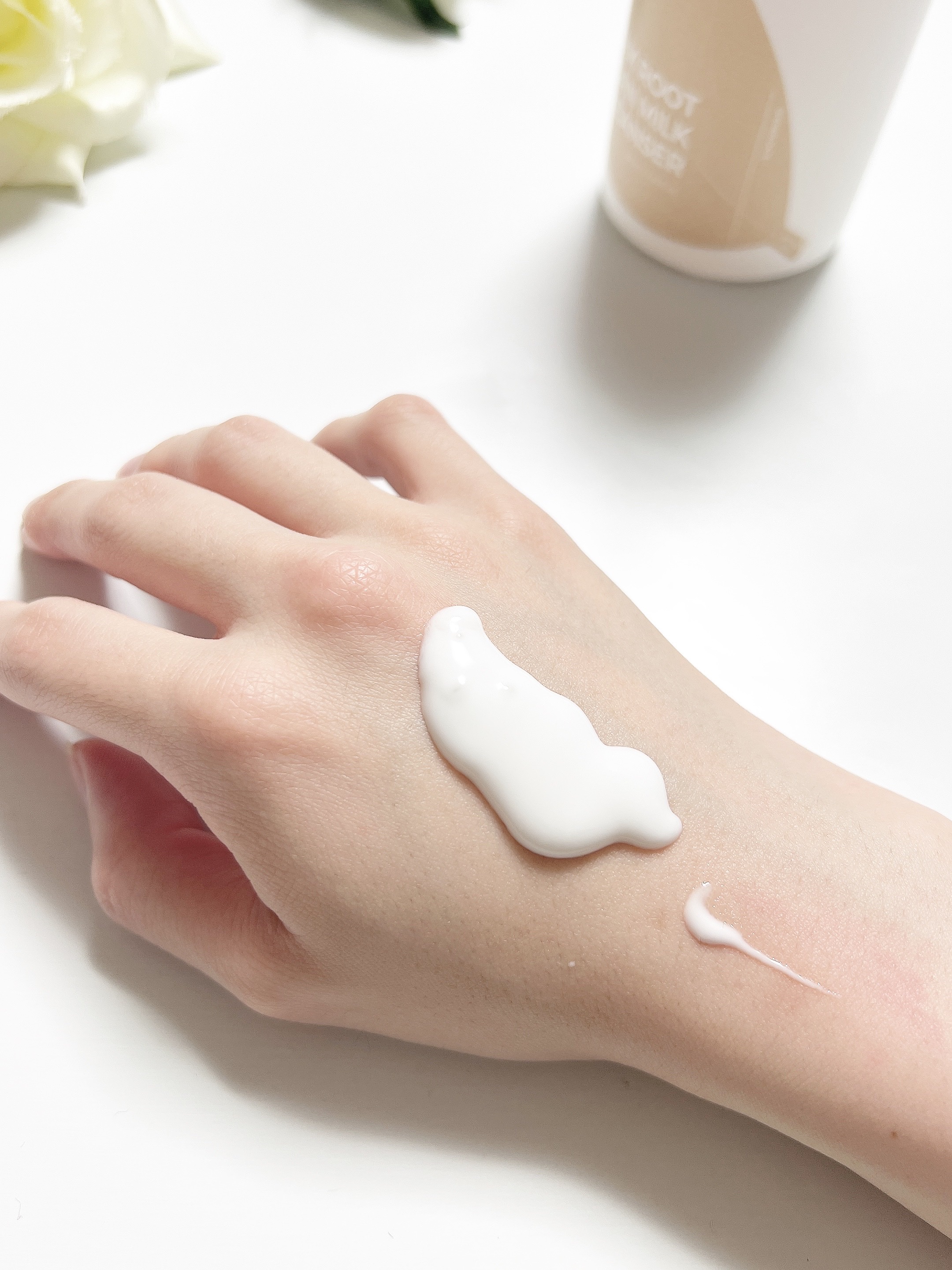 	Yam Rootヴィーガンミルククレンザー/Isntree/ミルククレンジングを使ったクチコミ（2枚目）