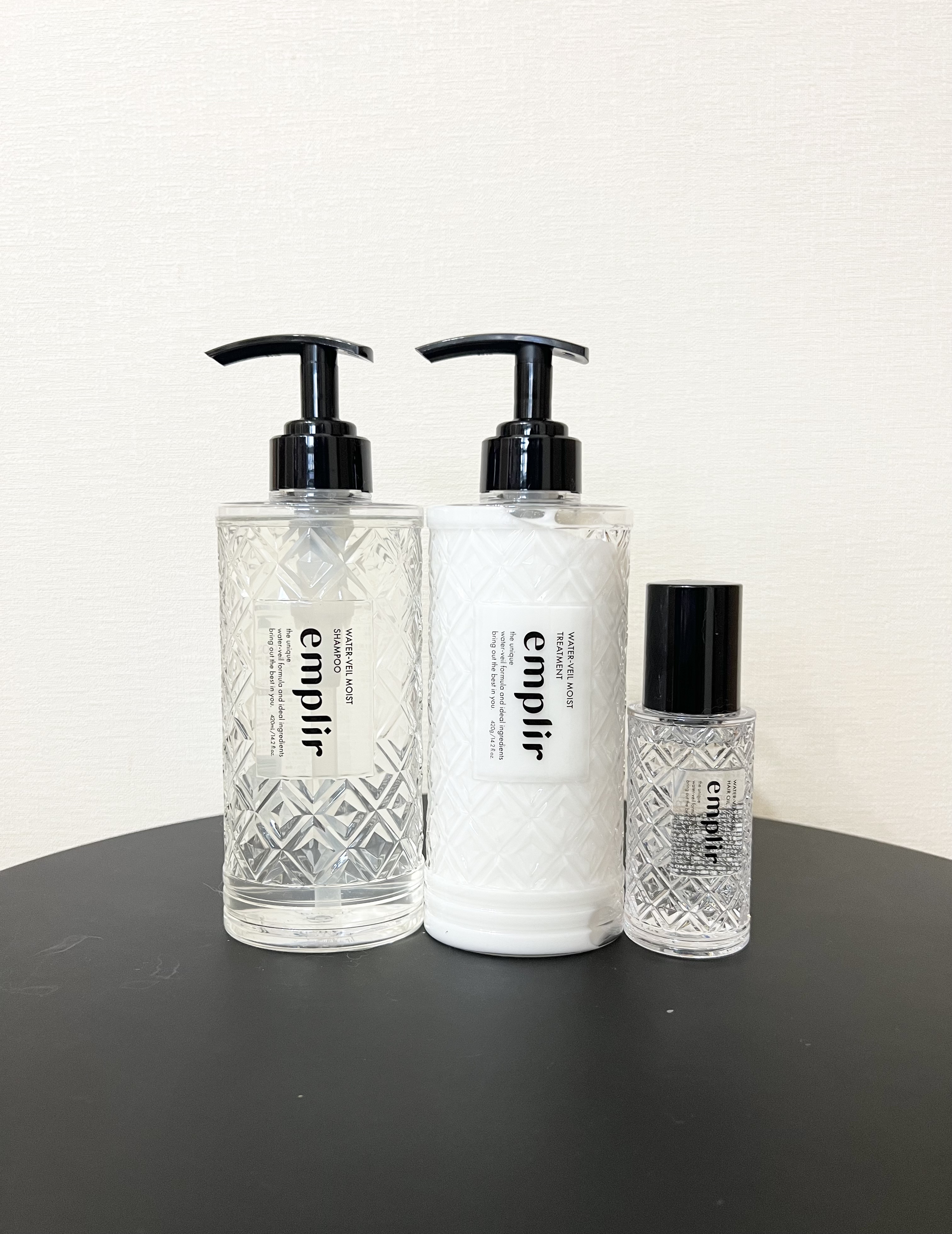 ウォーターベール　モイストシャンプー／トリートメント/emplir/市販シャンプーを使ったクチコミ（1枚目）