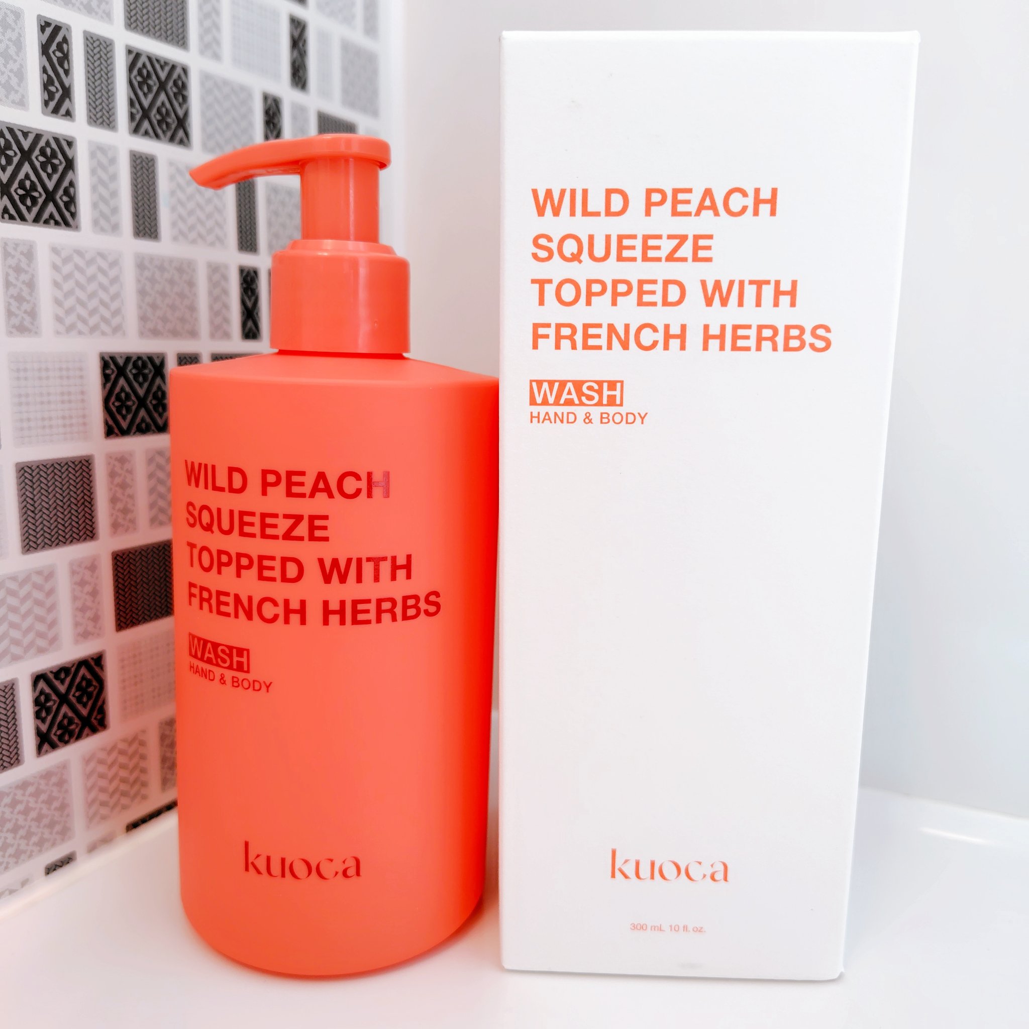 ワイルドピーチ ハンド＆ボディウォッシュ/KUOCA/ボディソープを使ったクチコミ（2枚目）