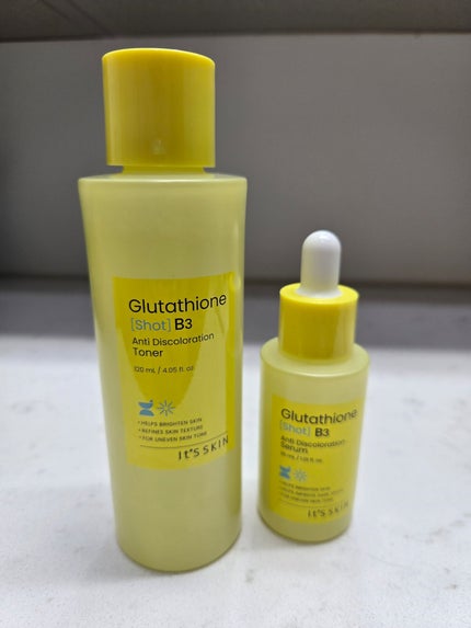 グルタチオンショットB3クリアトーントナー/It's skin/化粧水を使ったクチコミ(3枚目)