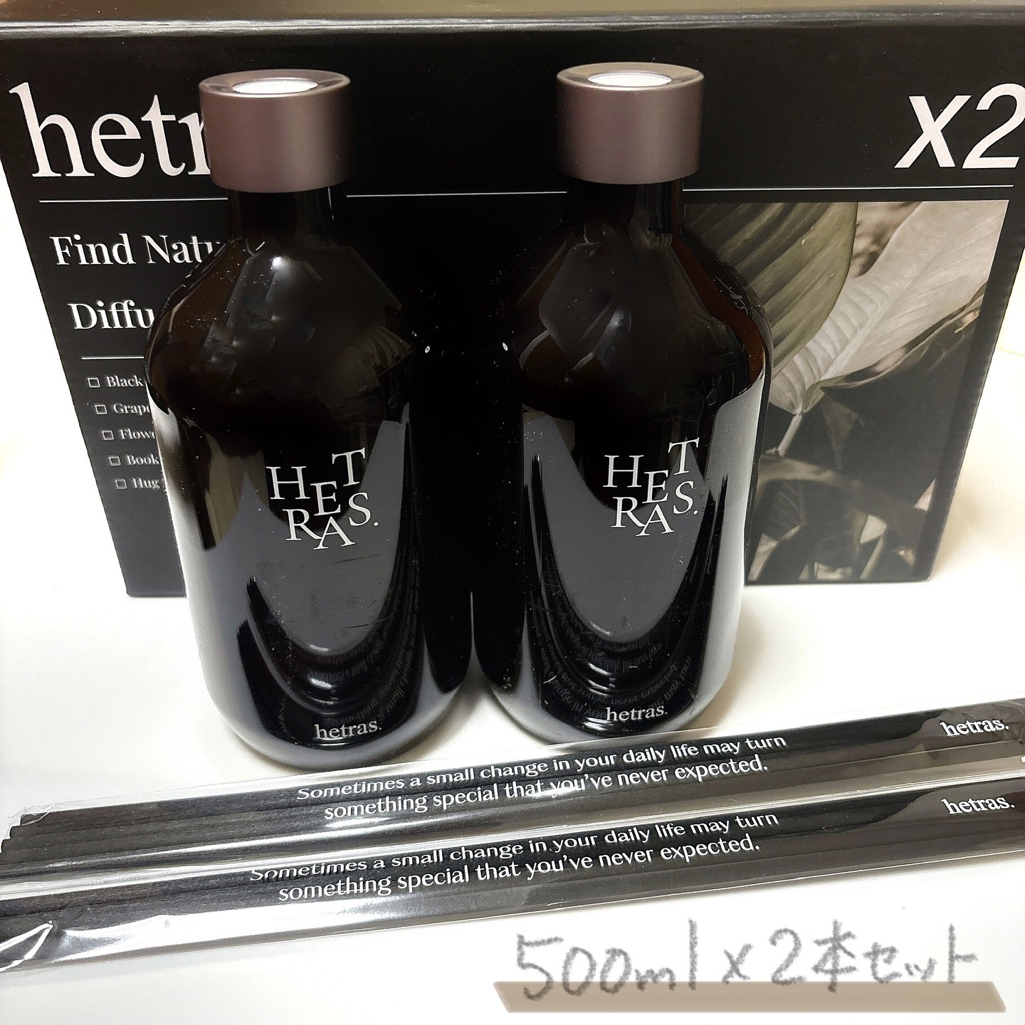 プレミアムディフューザー/hetras/ルームフレグランスを使ったクチコミ（2枚目）