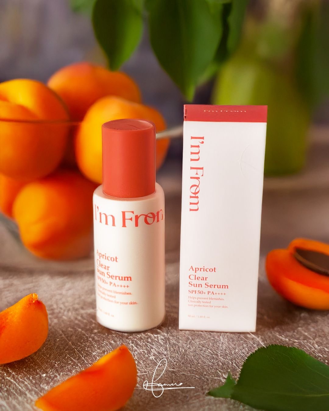 アプリコットクリアサンセラム/I'm from/日焼け止めローションを使ったクチコミ（1枚目）