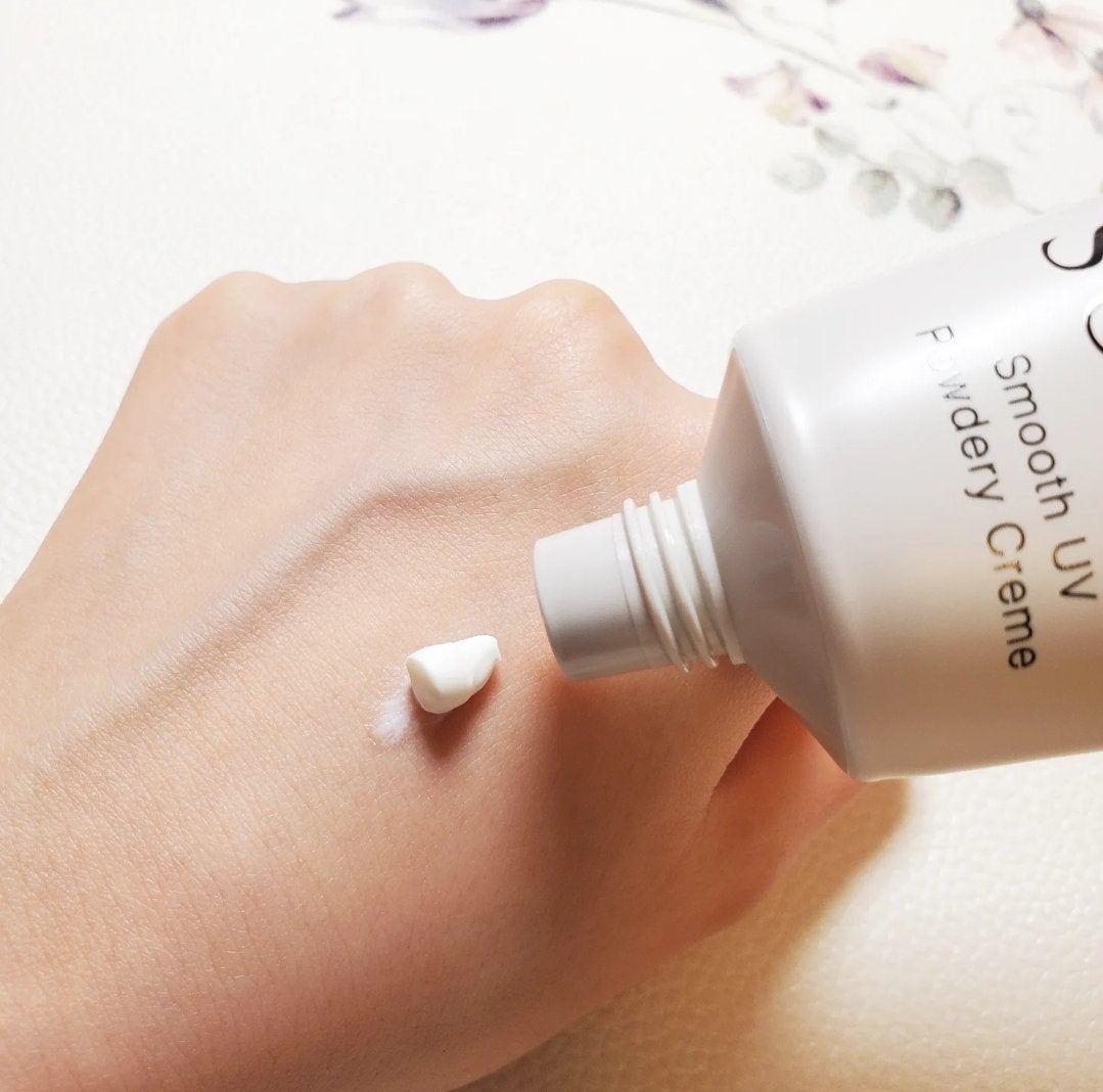 ソリスト スムースUV パウダリークリーム/ナリス化粧品/日焼け止めクリームを使ったクチコミ(2枚目)