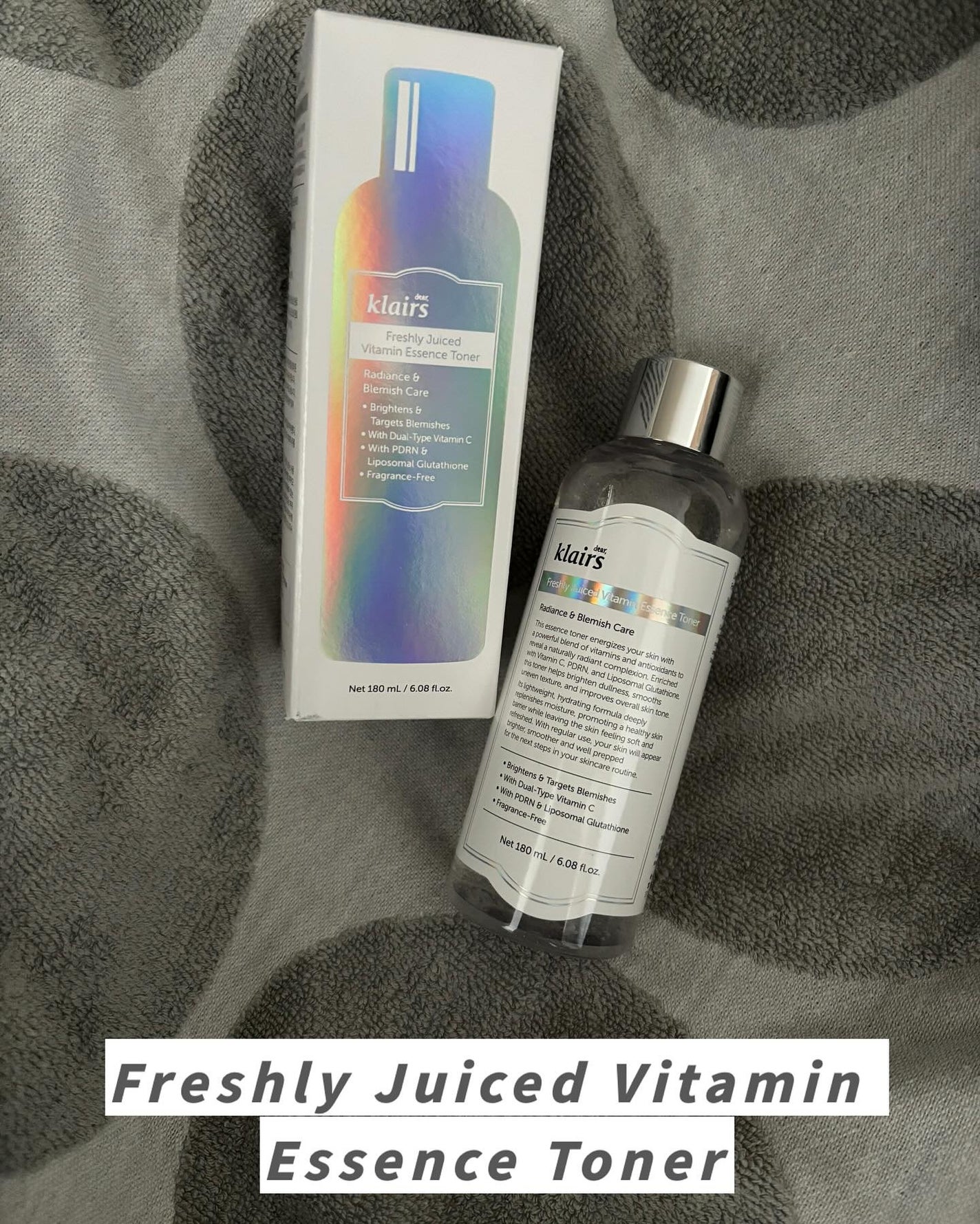 フレッシュリージュースドビタミンドロップ(35ml)/Klairs/美容液を使ったクチコミ(2枚目)