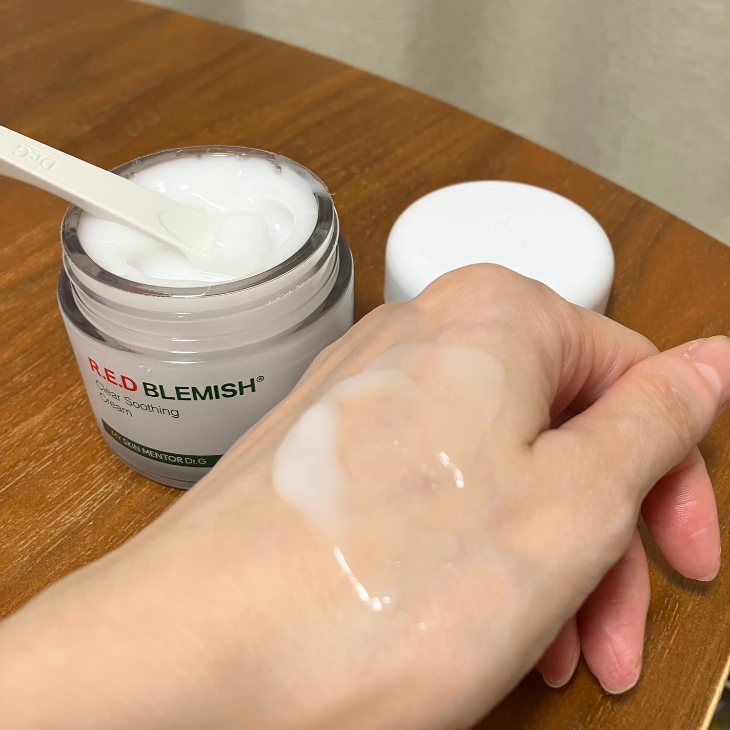 レッドブレミッシュ クリアスージングクリーム/Dr.G/フェイスクリームを使ったクチコミ(2枚目)