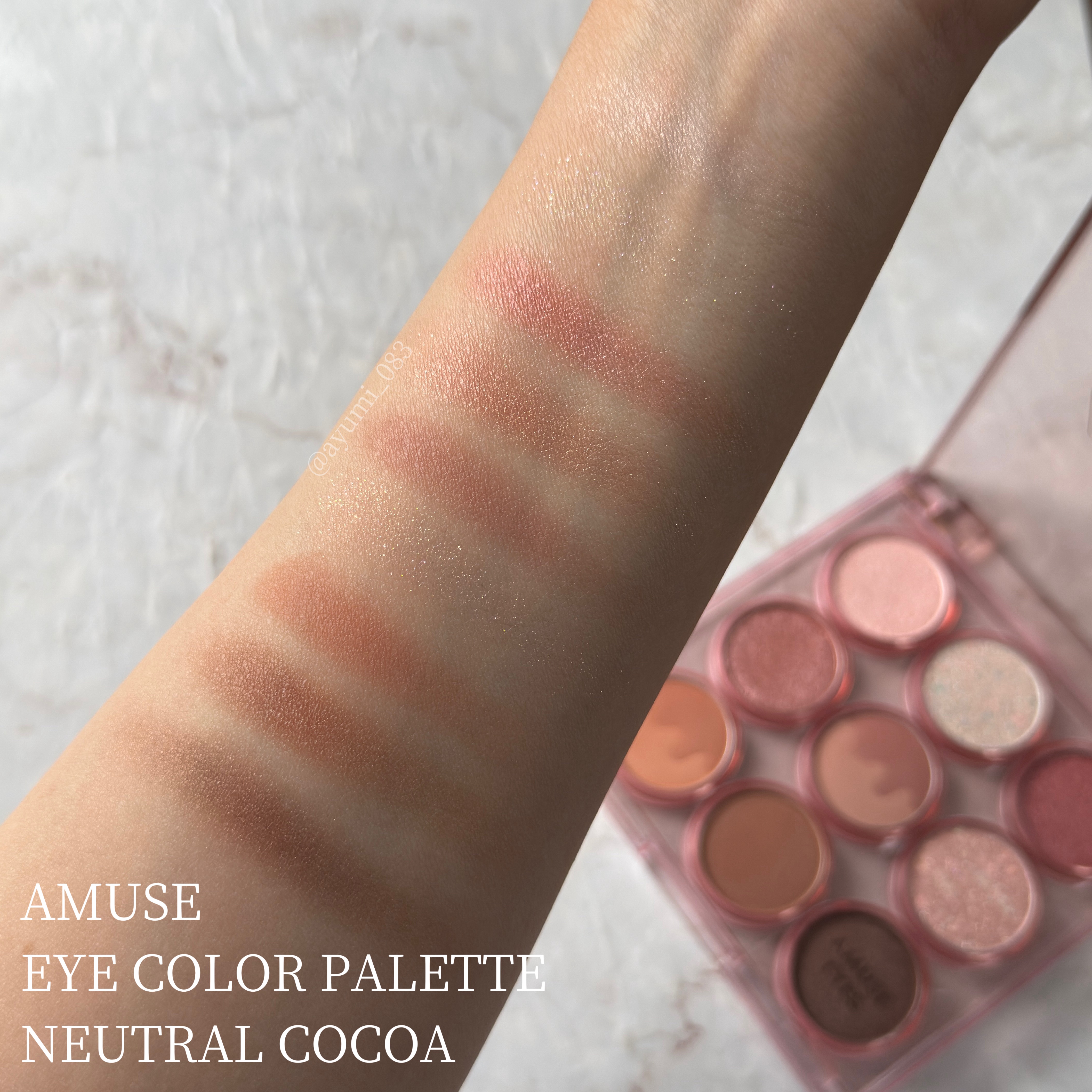 アイカラーパレット/AMUSE/アイシャドウパレットを使ったクチコミ（2枚目）
