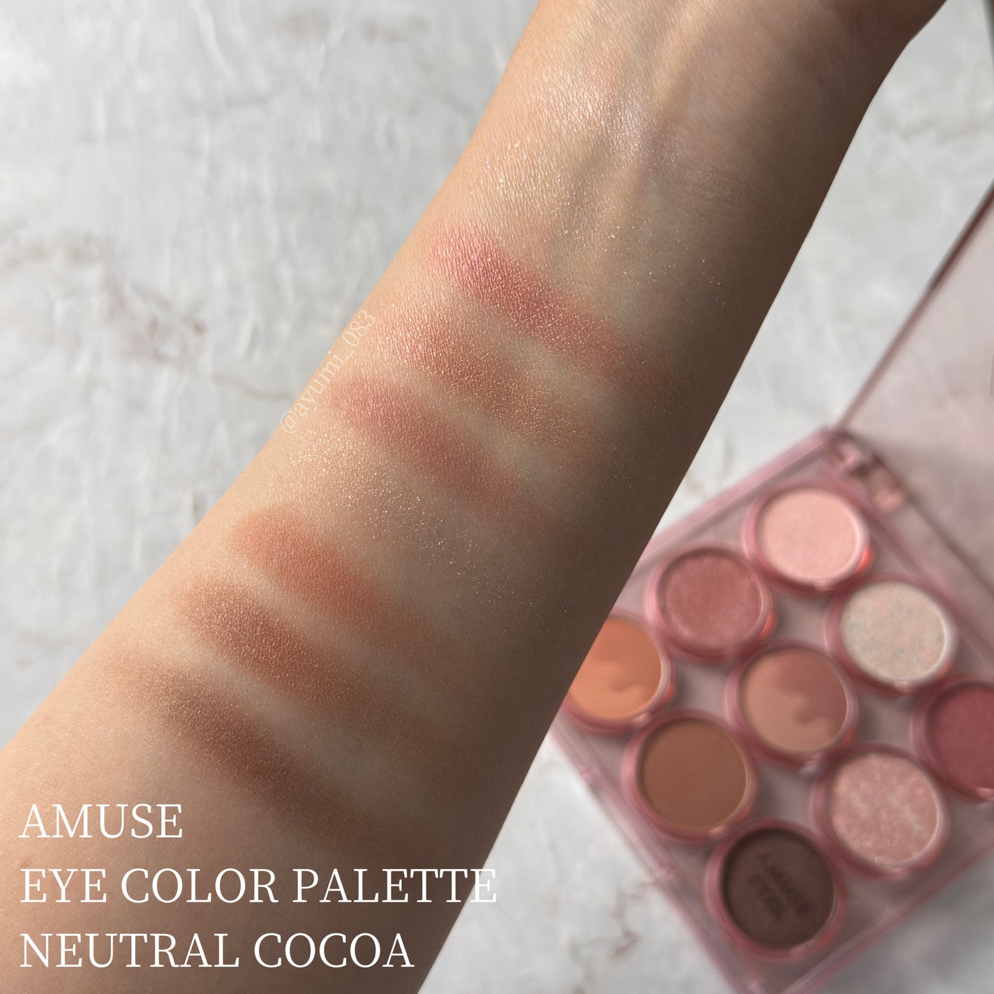 アイカラーパレット/AMUSE/アイシャドウパレットを使ったクチコミ(2枚目)