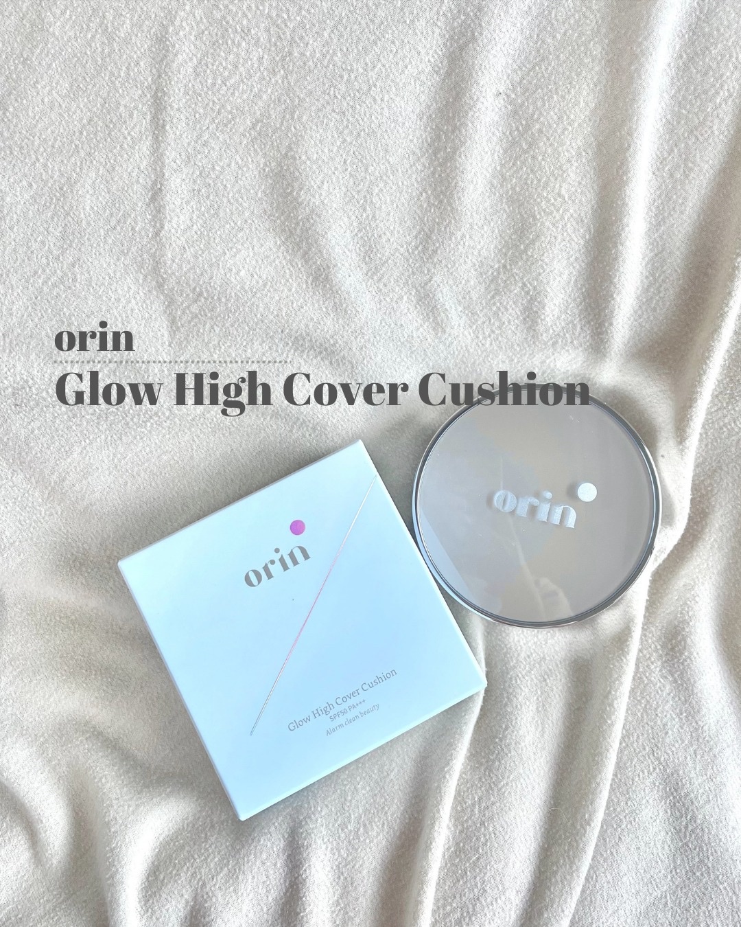 Glow High Cover Cushion/orin/クッションファンデーションを使ったクチコミ（1枚目）