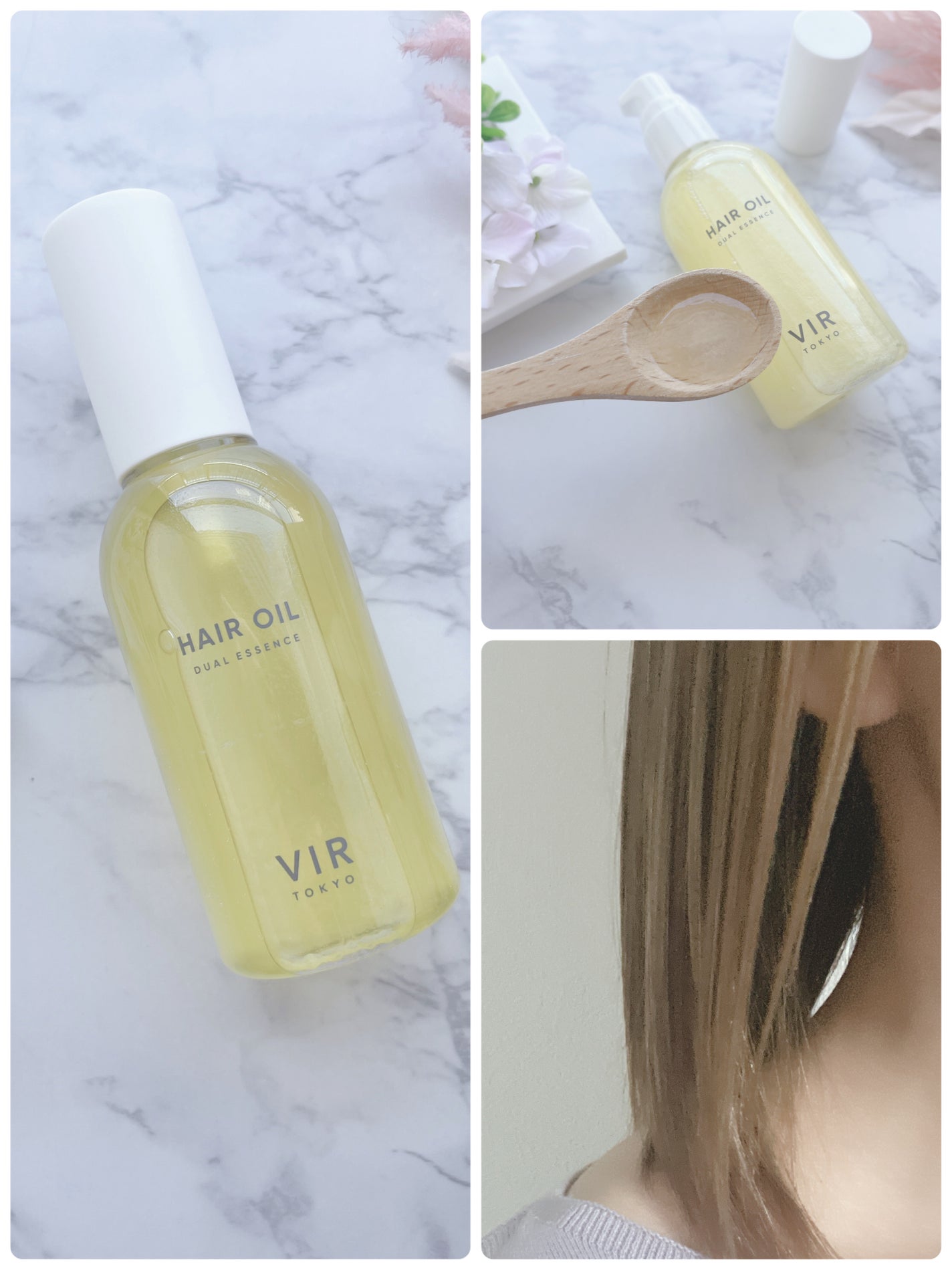 DUAL ESSENCE HAIR OIL/VIR TOKYO/ヘアオイルを使ったクチコミ(3枚目)