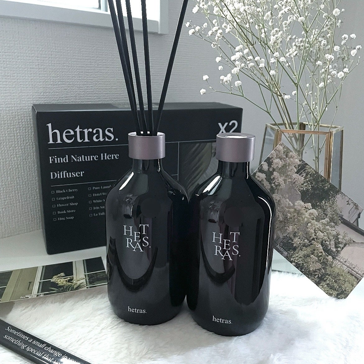 プレミアムディフューザー/hetras/ルームフレグランスを使ったクチコミ(2枚目)