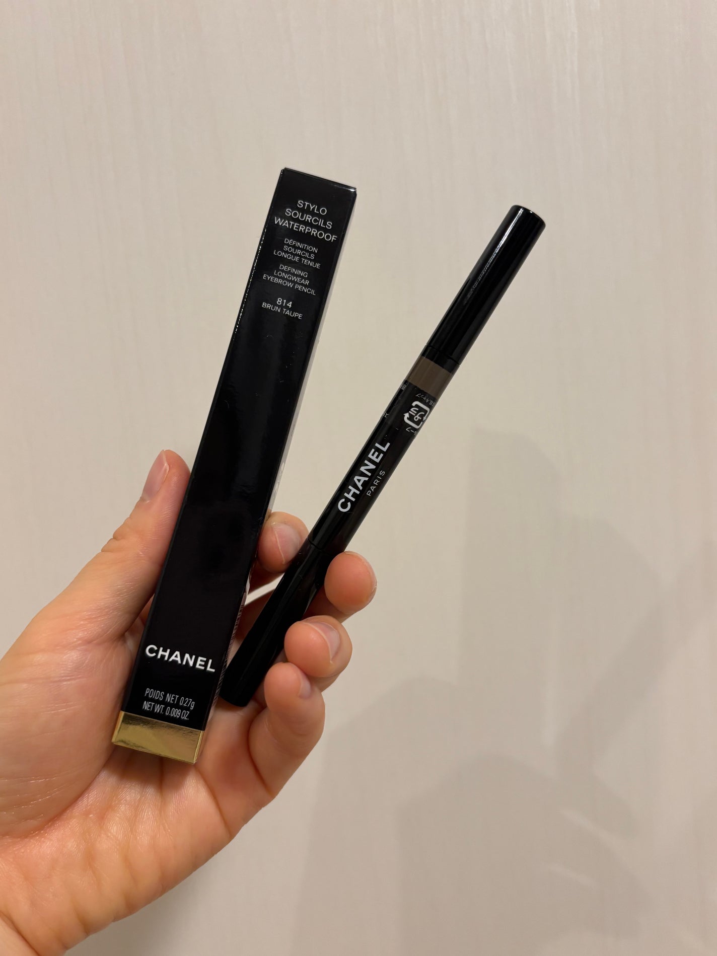 スティロ スルスィル ウォータープルーフ/CHANEL/アイブロウペンシルを使ったクチコミ(1枚目)
